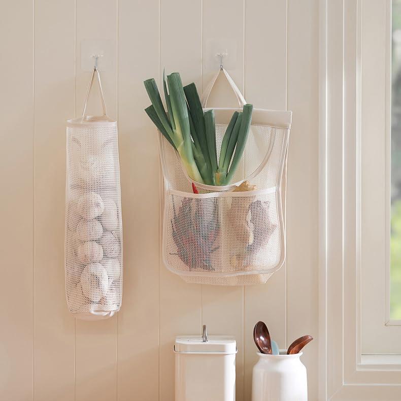Bolsas de Almacenamiento de Malla HINIHAO 17.78x42 cm Reutilizables