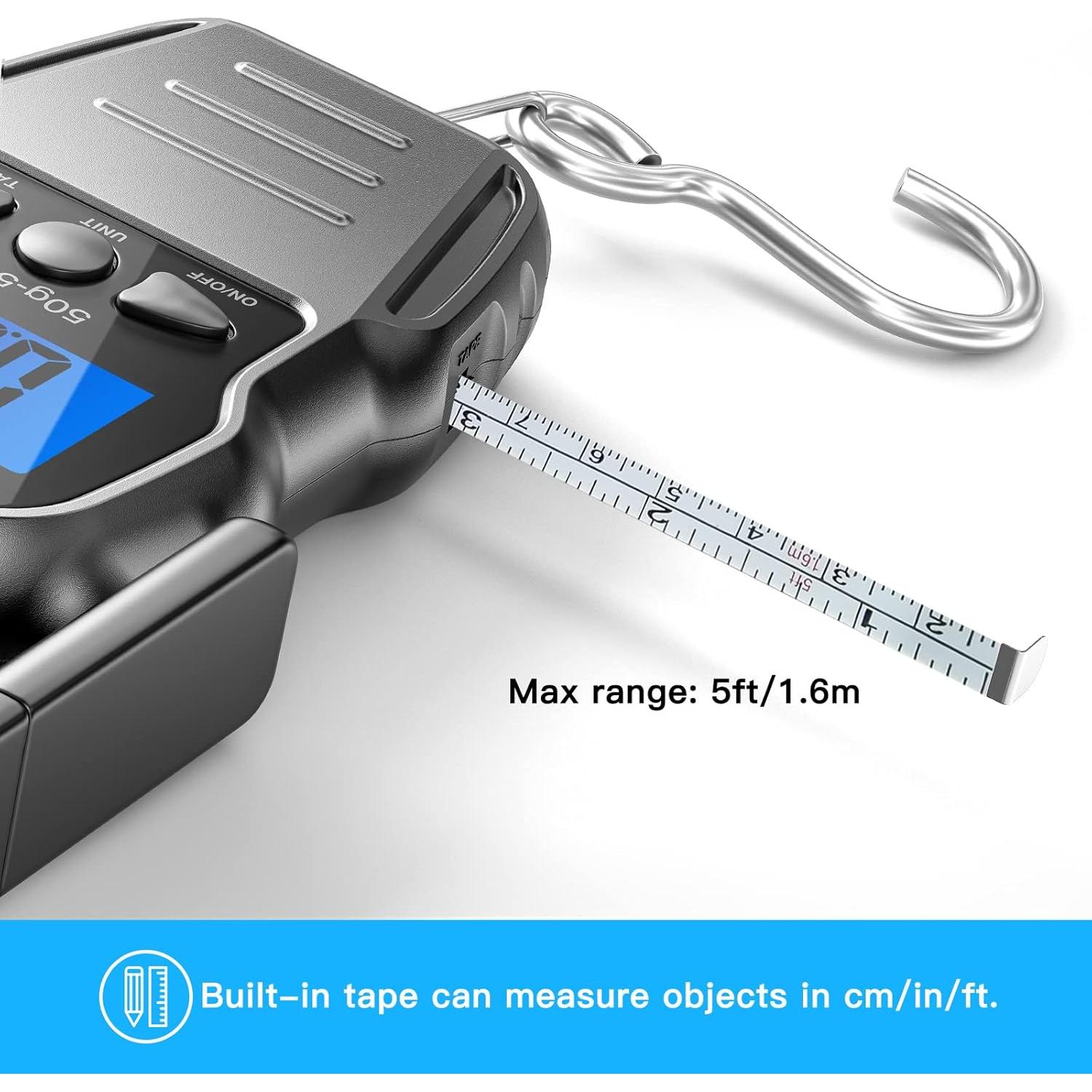 Báscula Digital de Equipaje Meilen 50kg con Pantalla LCD