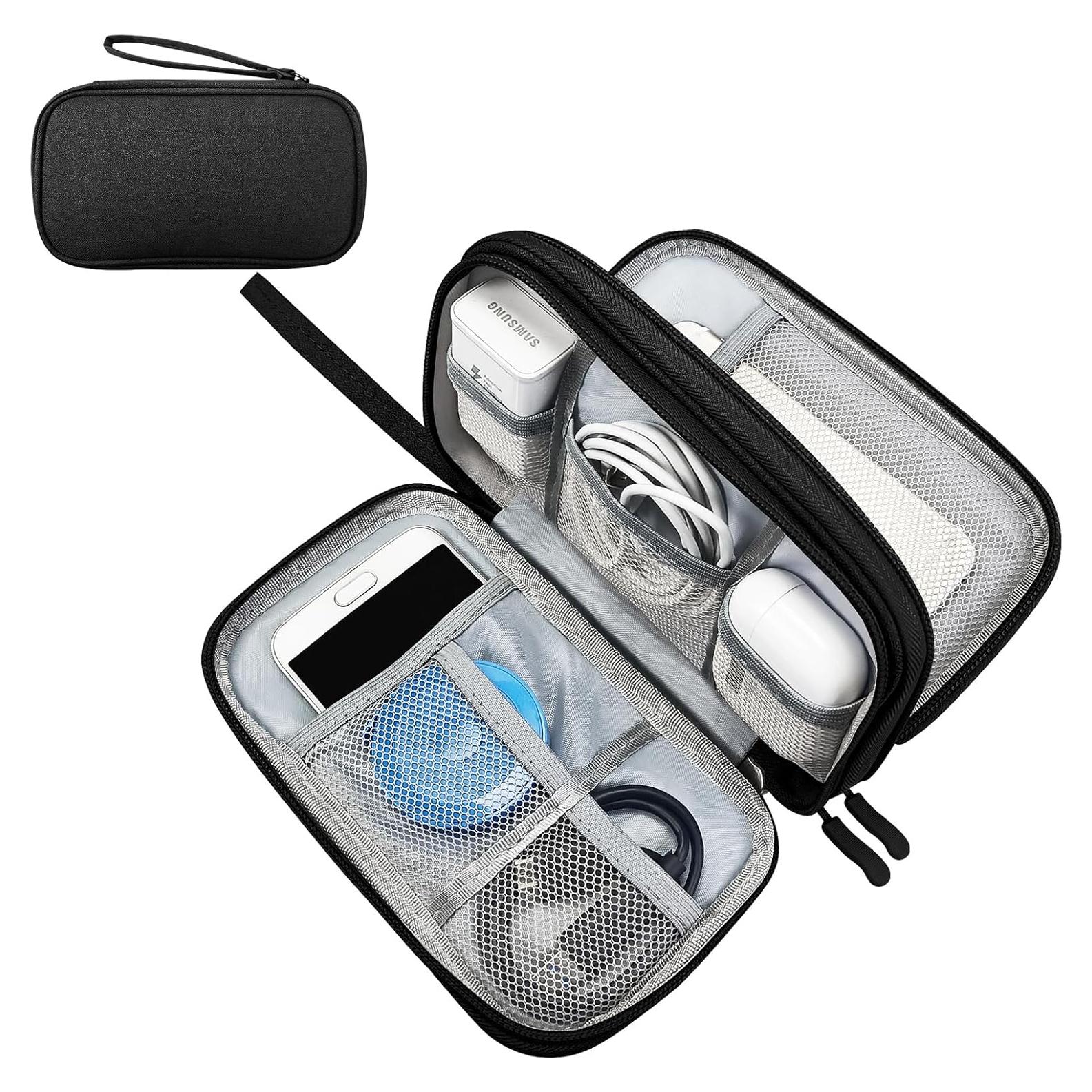 Bolsa Organizadora de Cables SUNRISING Doble Capa Impermeable