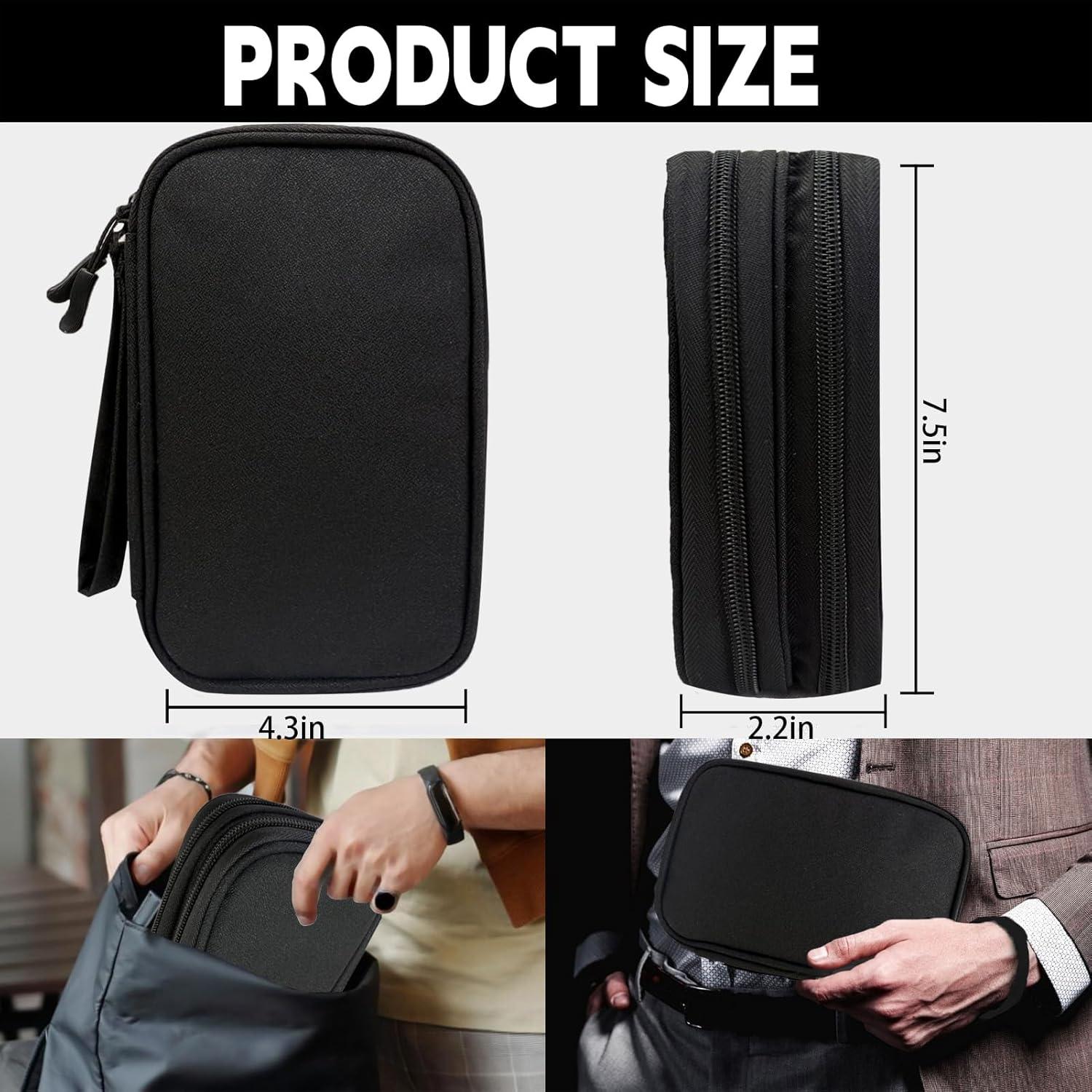 Bolsa Organizadora de Cables SUNRISING Doble Capa Impermeable