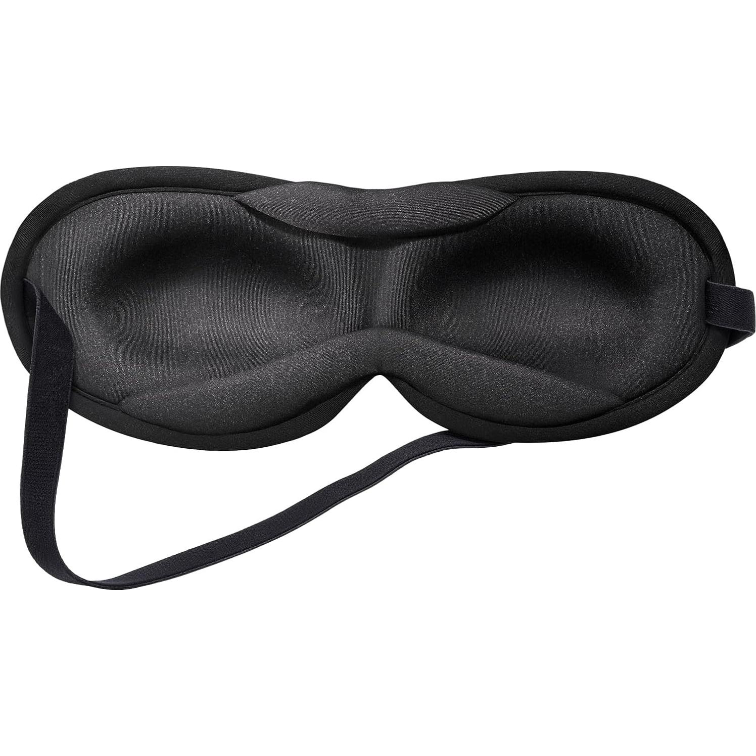 Máscara de Sueño 3D ZLZQER - Ligera y Transpirable, Negro