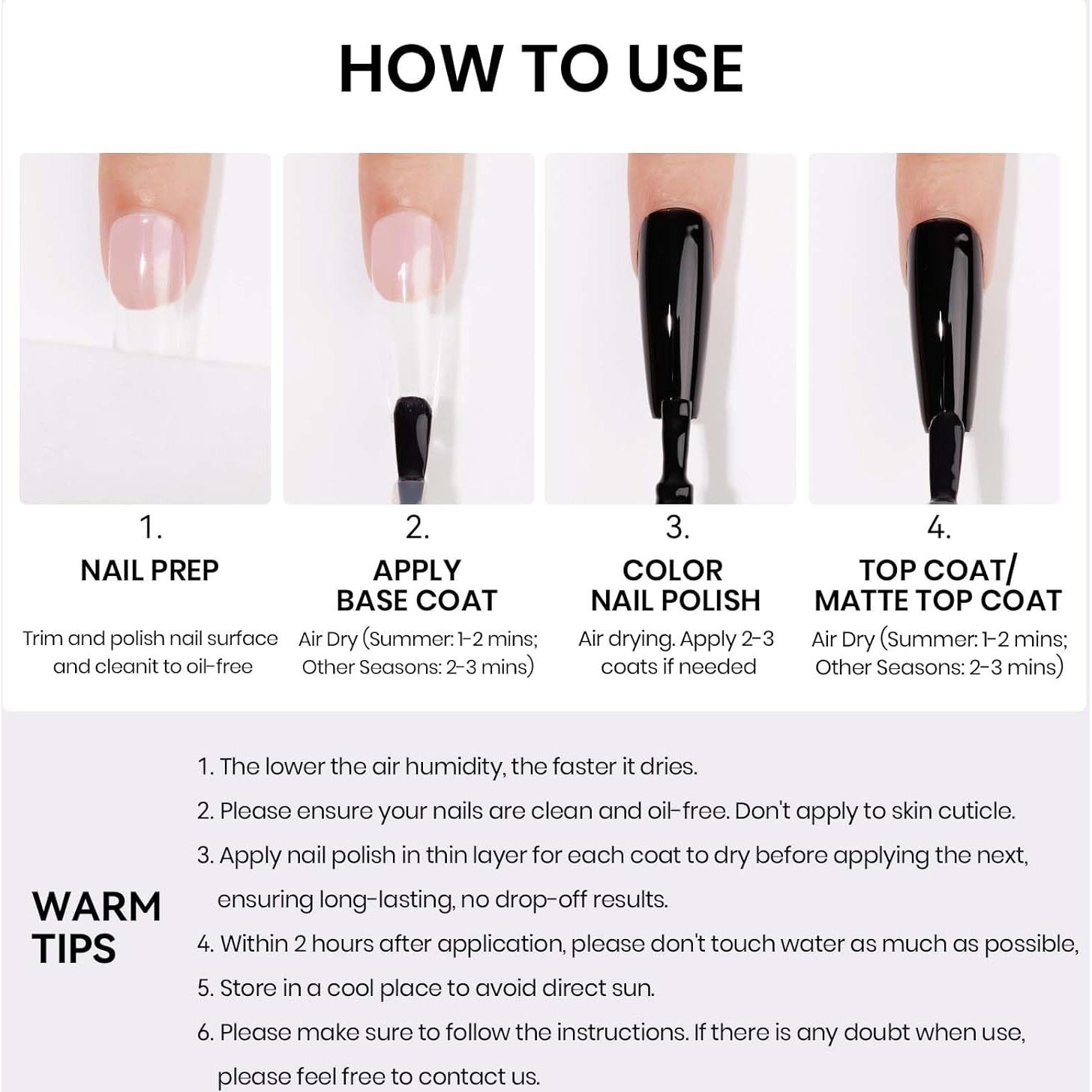 Esmalte de Uñas Top Coat MIZHSE 15 ml Secado Rápido Brillo