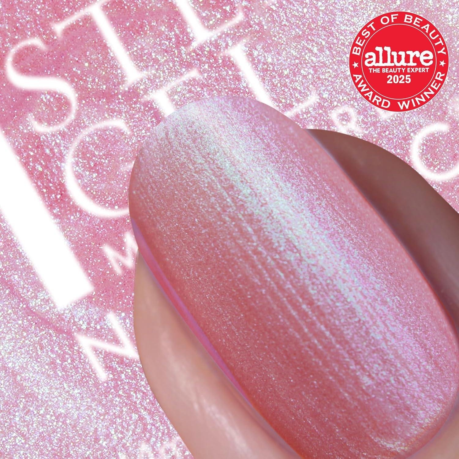 Esmalte de Uñas 4-en-1 Nails Inc Addison Rosa Iridiscente 13.93 ml