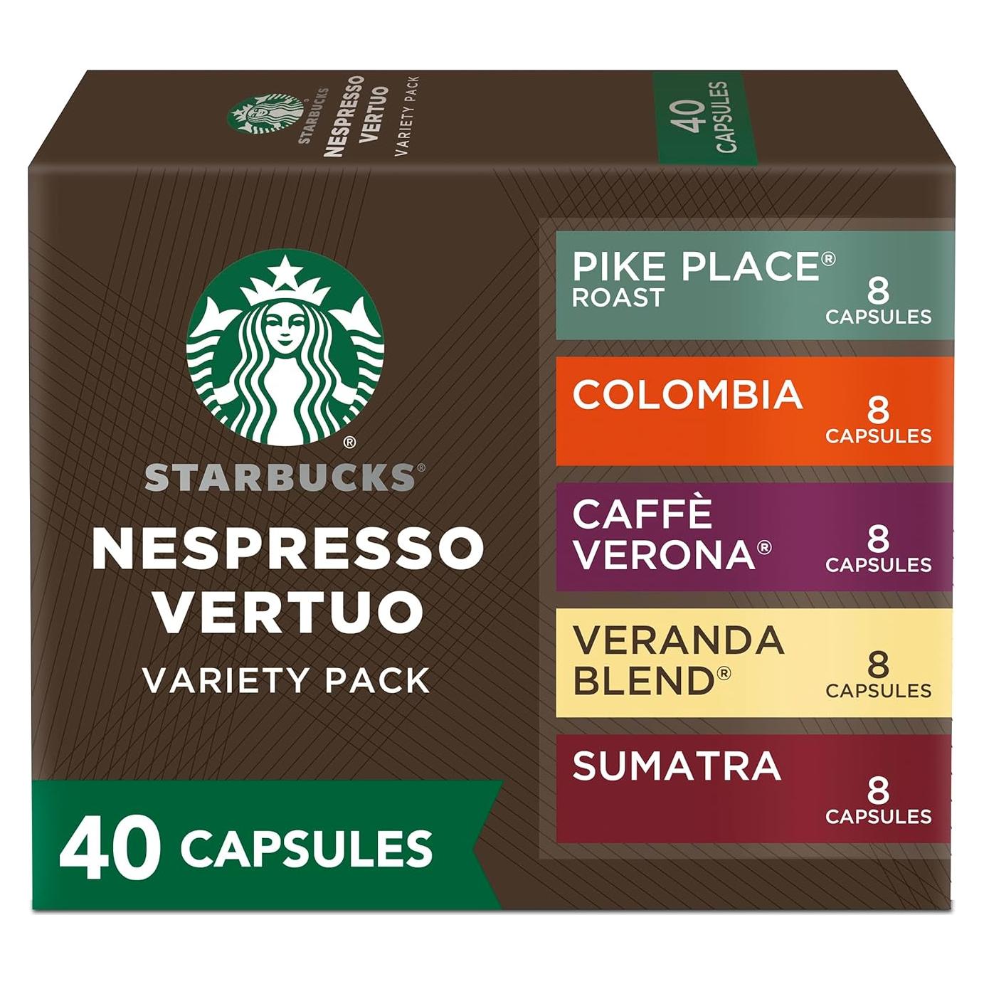 Cápsulas de Café Starbucks para Nespresso Vertuo - 40 Unidades