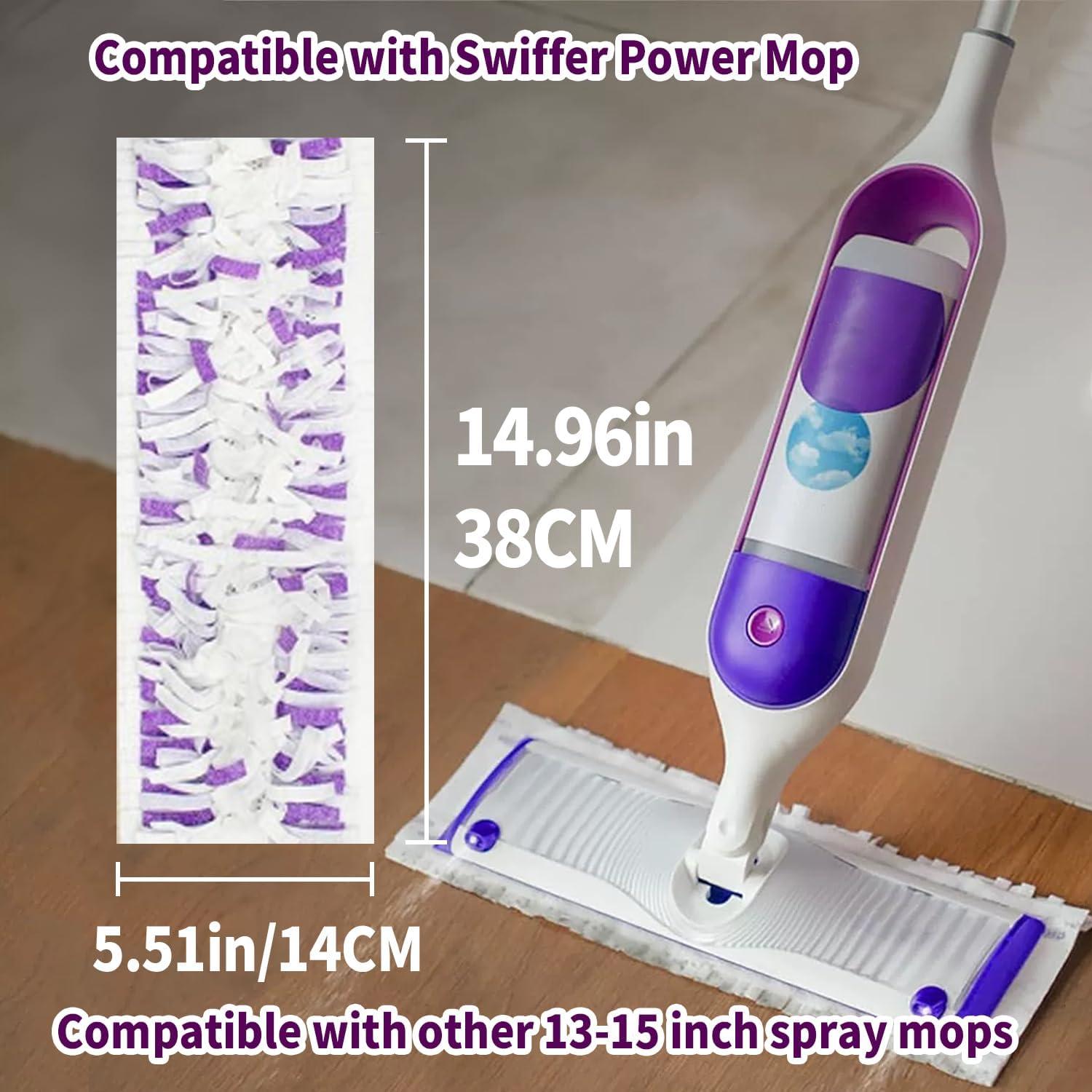 12 Almohadillas Desechables para Mop Swiffer Power 38x14cm