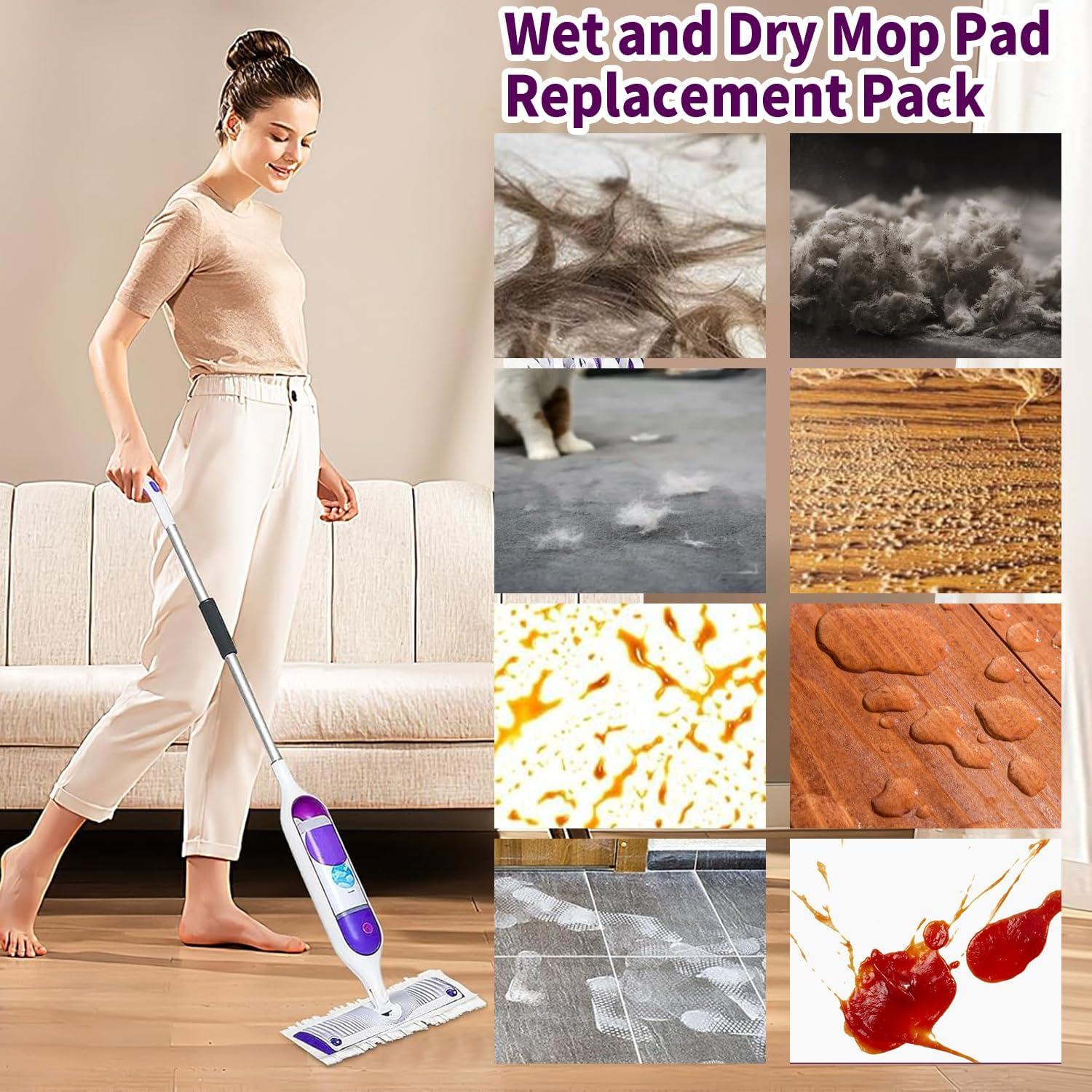 12 Almohadillas Desechables para Mop Swiffer Power 38x14cm