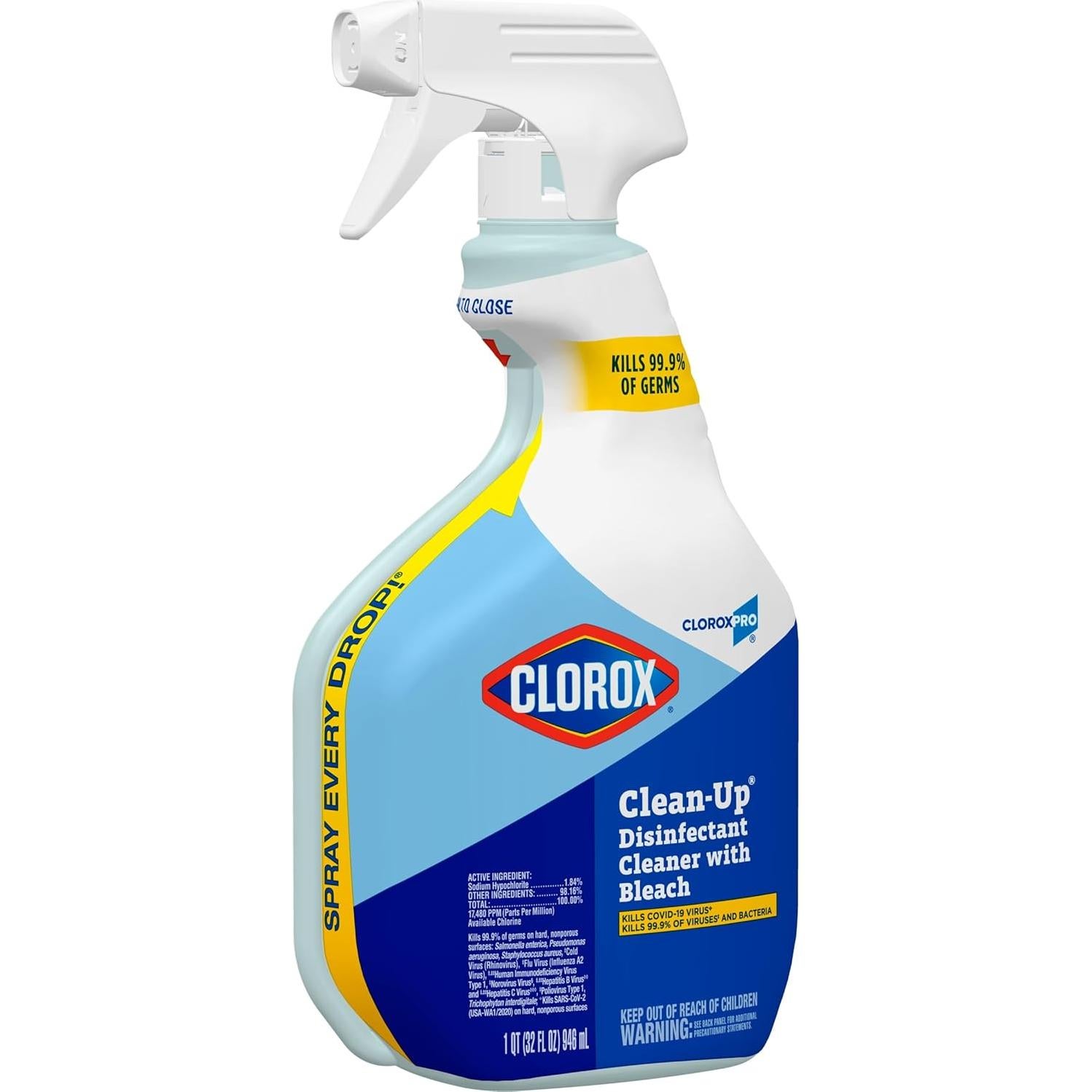 CloroxPro Limpiador Desinfectante con Lejía Spray 9x32oz
