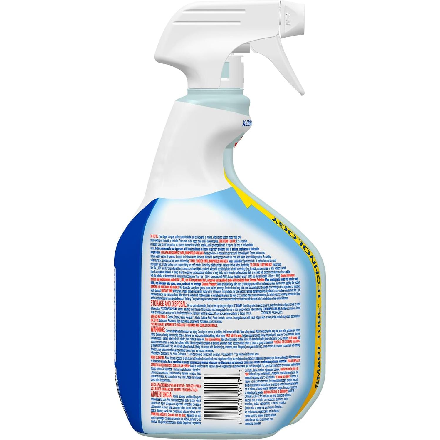 CloroxPro Limpiador Desinfectante con Lejía Spray 9x32oz