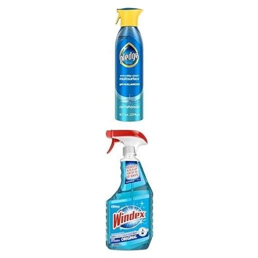 Pledge Limpiador Multi Superficies 274 ml + Windex 681 ml