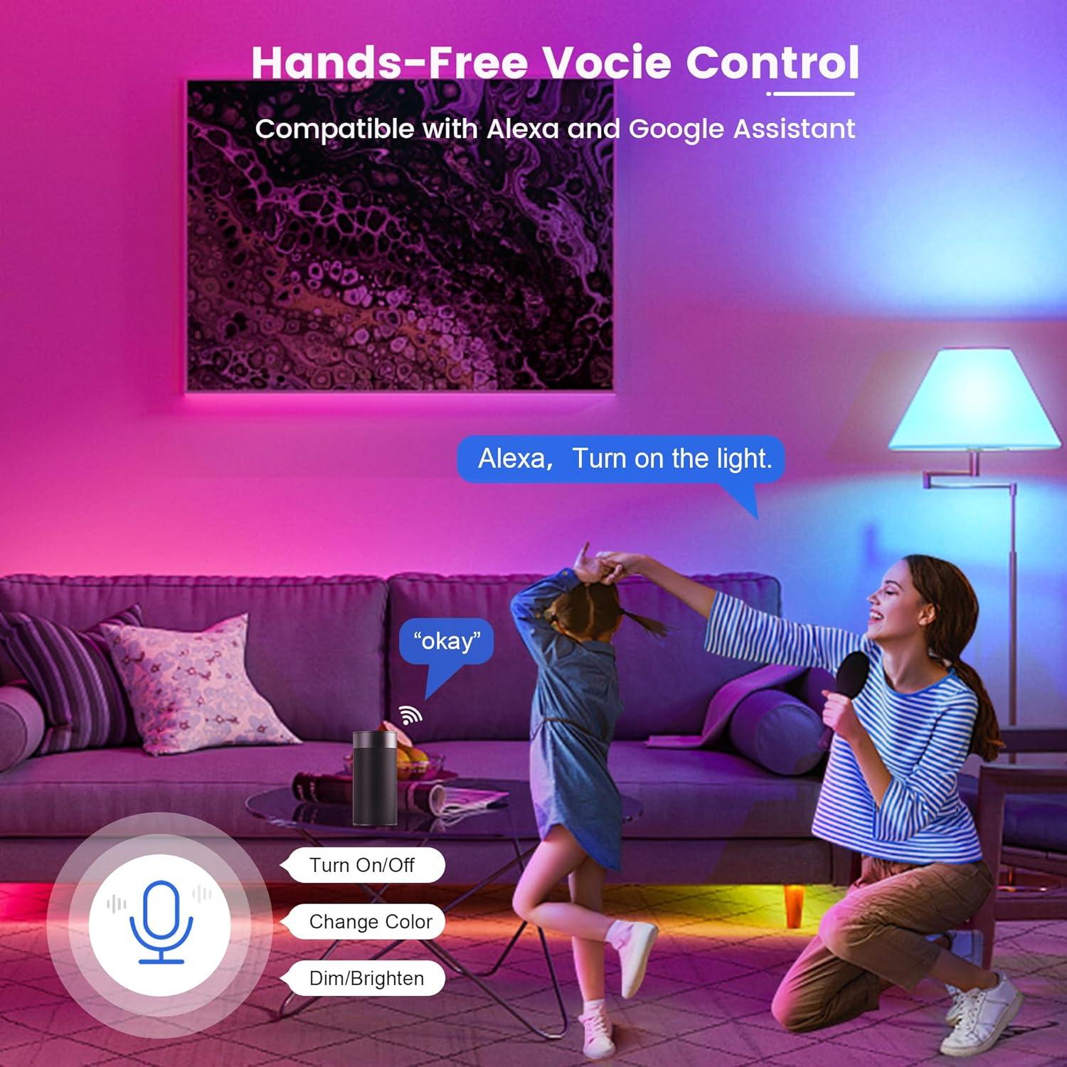 Bombilla inteligente OHLUX BR30 WiFi 10W RGBW, paquete de 4