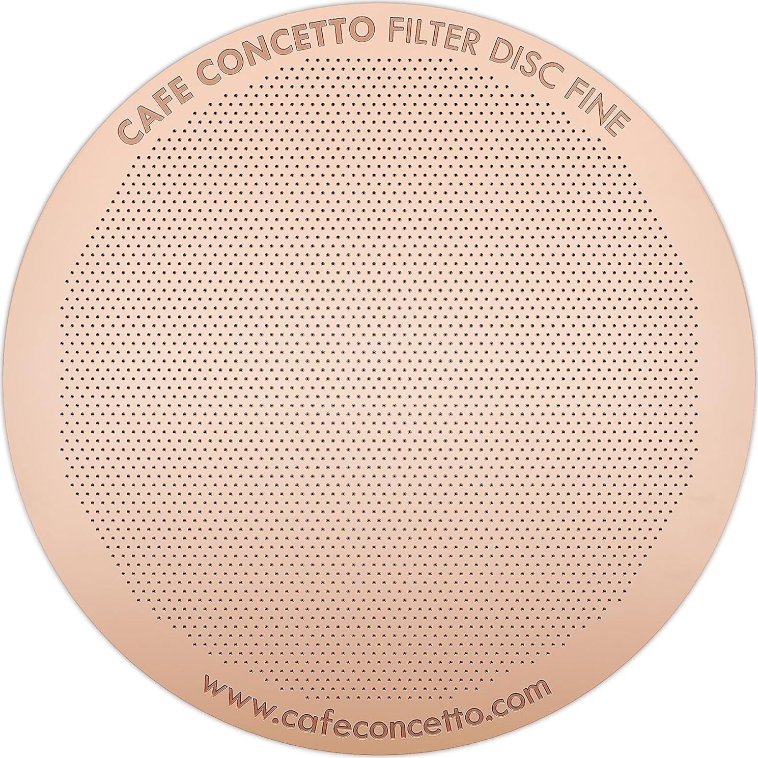 Filtros de Metal Reutilizables AeroPress CAFE CONCETTO - Fino y Superfino