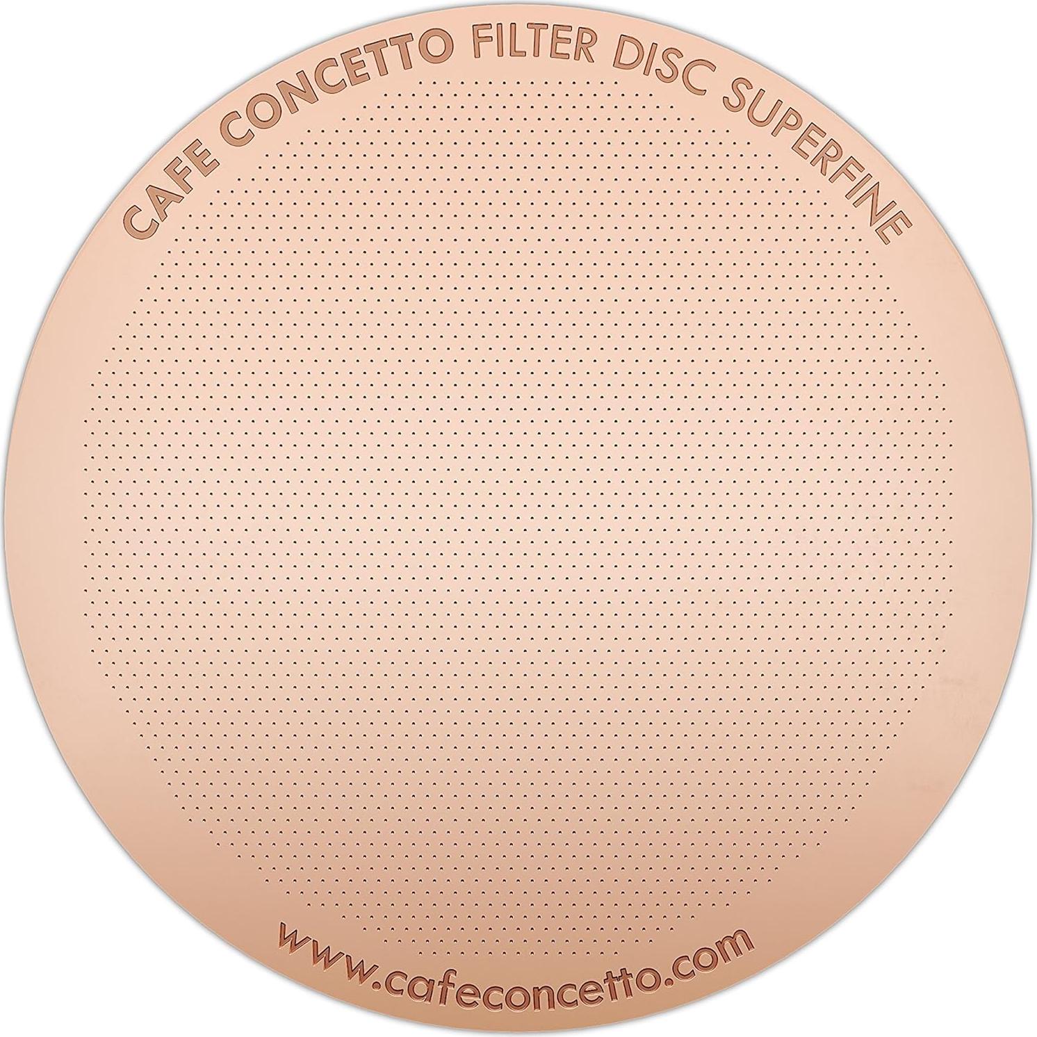 Filtros de Metal Reutilizables AeroPress CAFE CONCETTO - Fino y Superfino