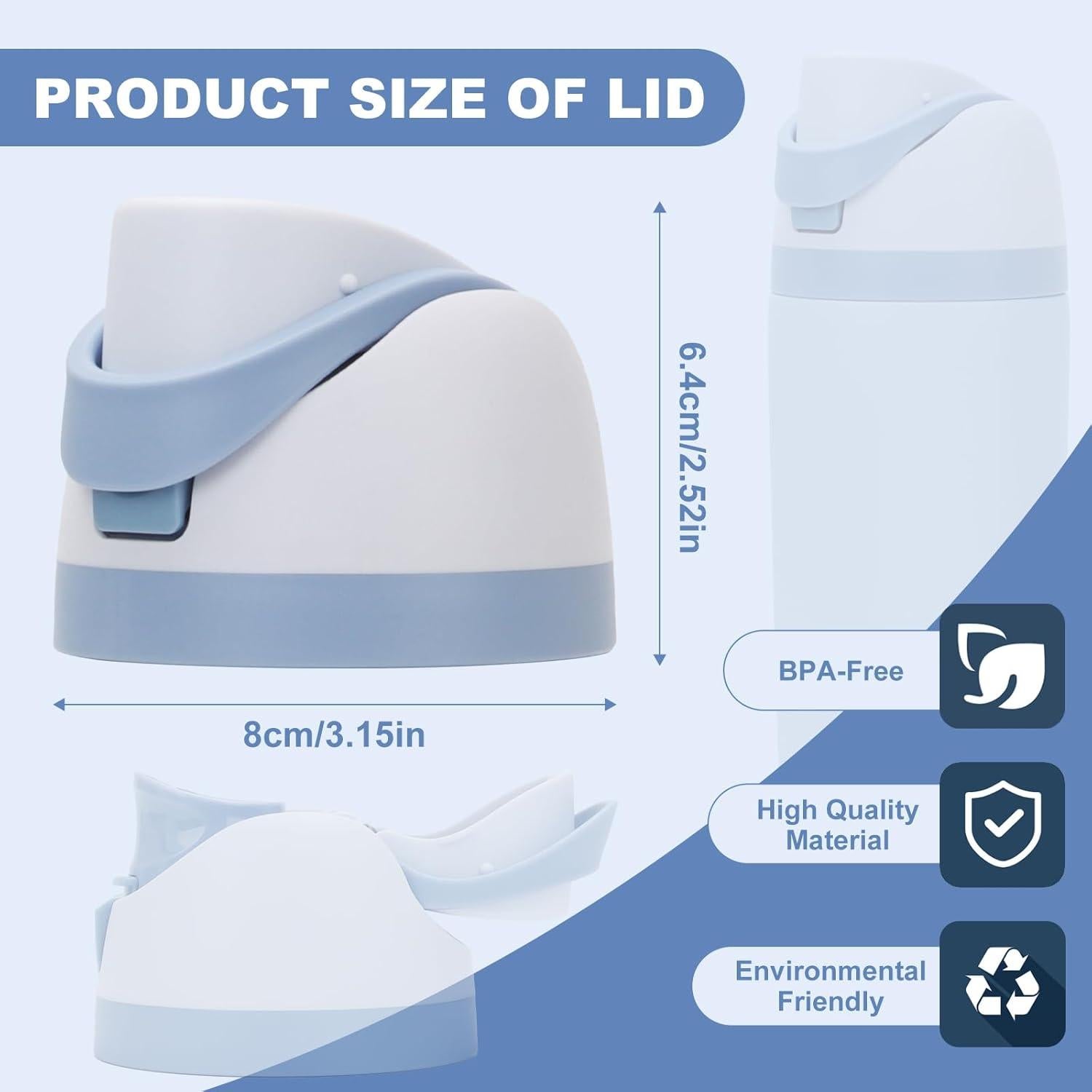 Tapa de Reemplazo Owala Freesip Azul 16oz a 40oz Libre BPA