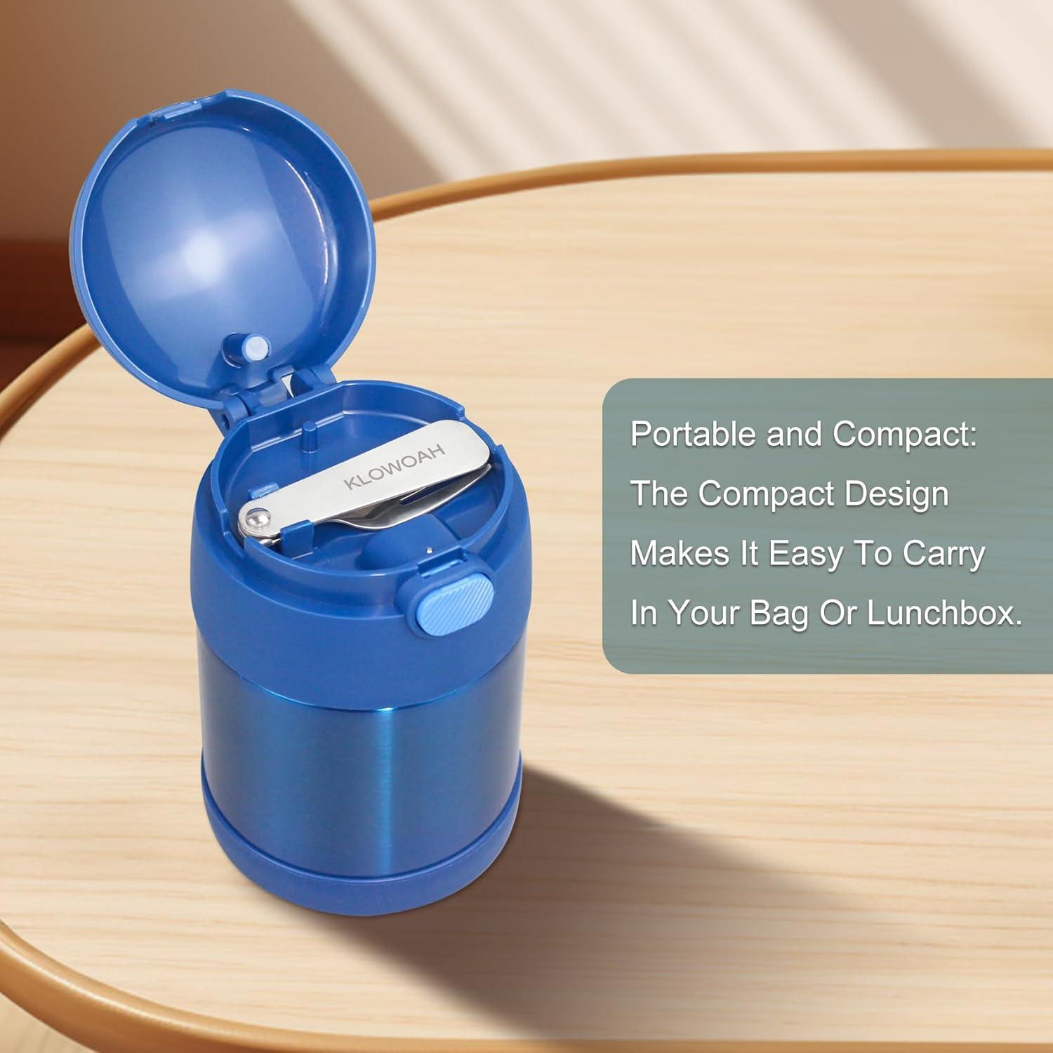 Cuchara de Reemplazo KLOWOAH para Tarro Thermos 10oz - Acero Inoxidable