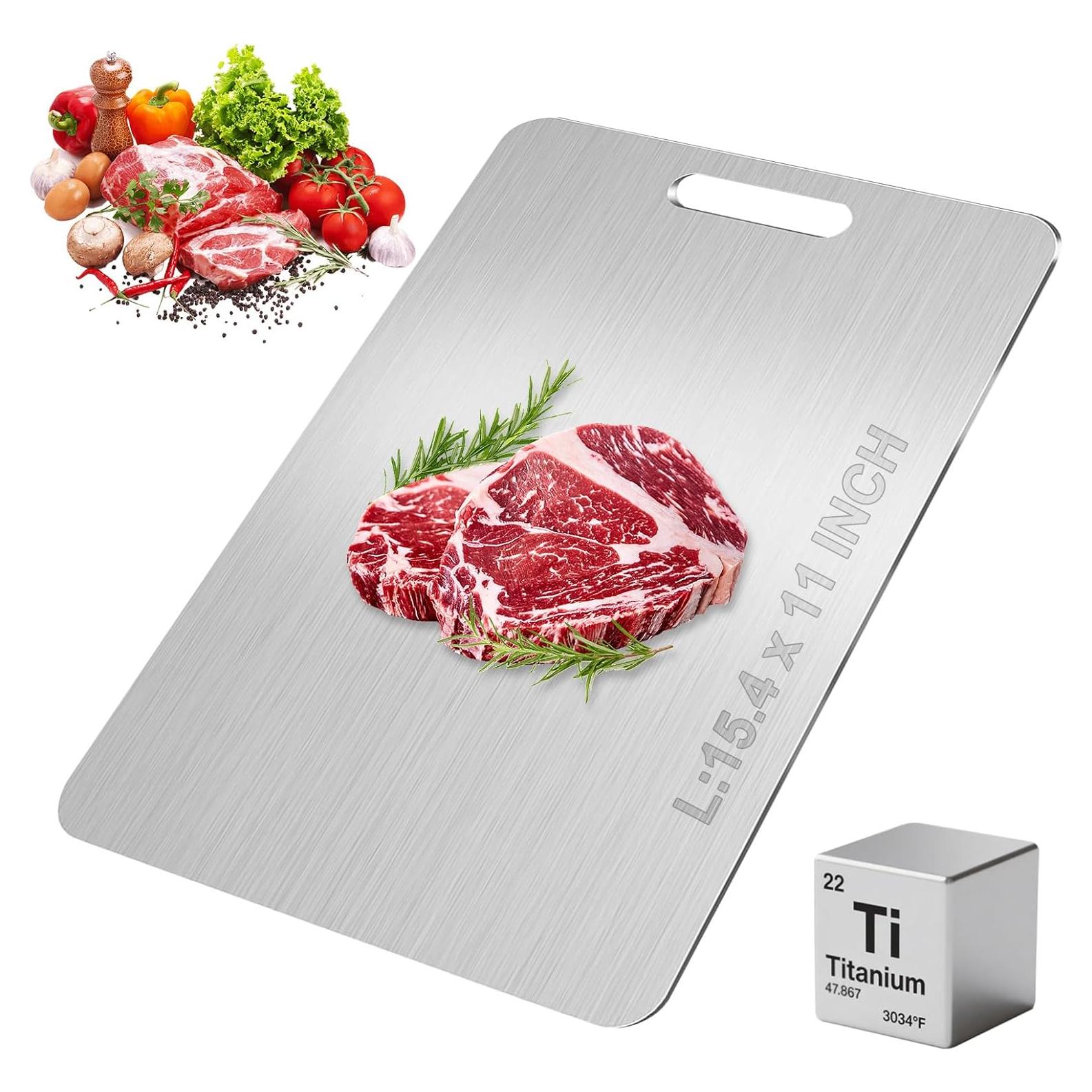 Tabla de Cortar de Titanio Ufolbol 39.1x27.9cm Apta Lavavajillas