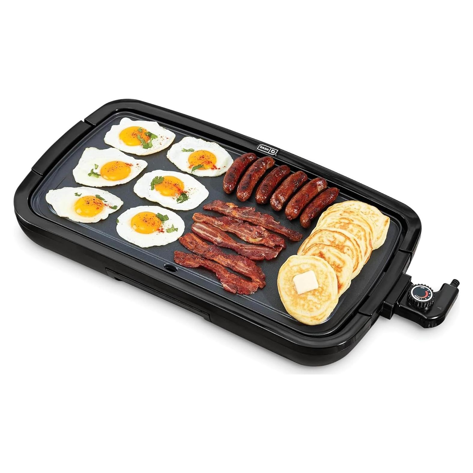 Plancha Eléctrica Deluxe DASH 1500W Antiadherente 50.8x26.7cm