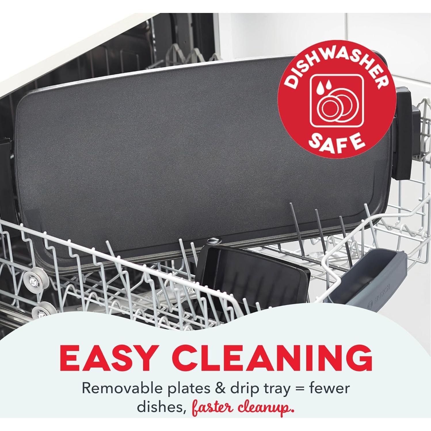 Plancha Eléctrica Deluxe DASH 1500W Antiadherente 50.8x26.7cm