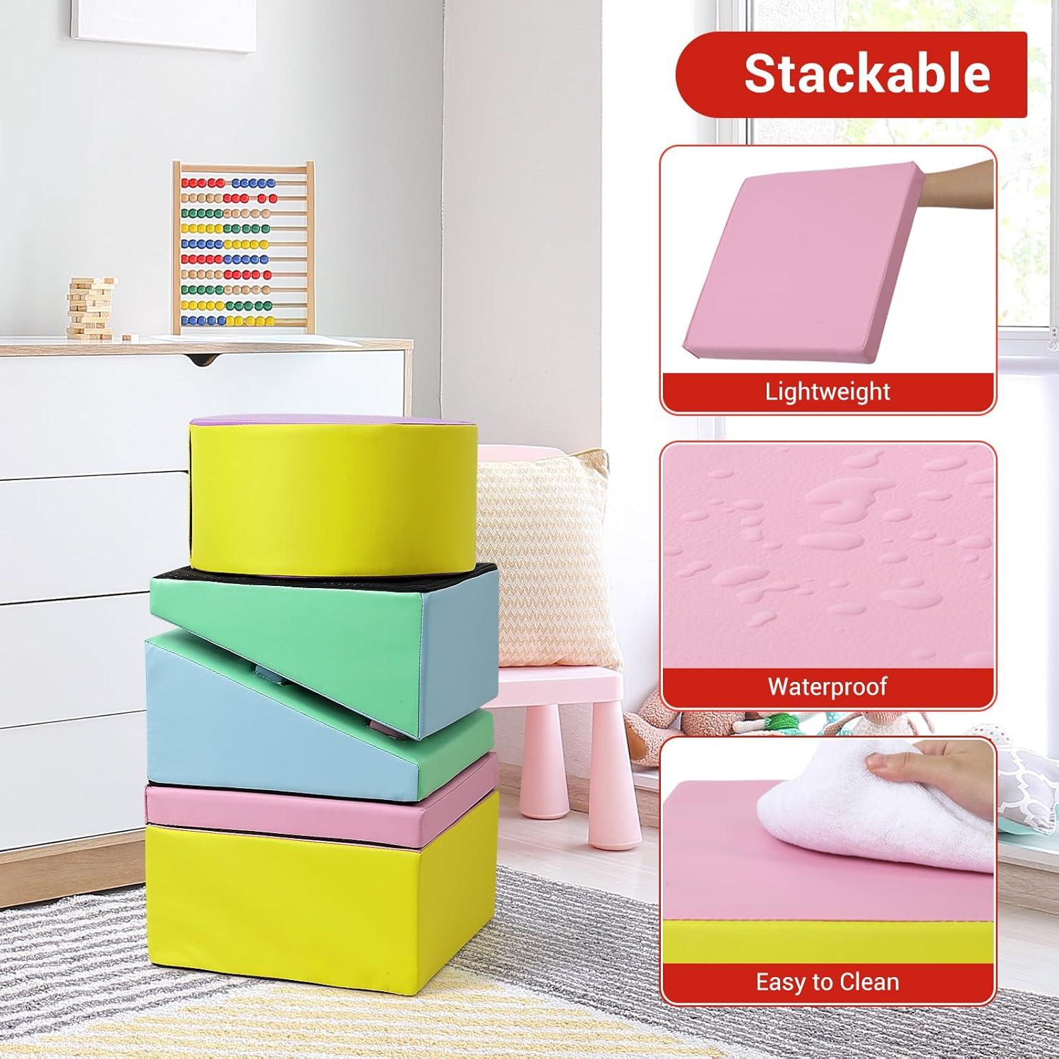 Conjunto de Escalada Suave Hipicute 5PCS para Niños 1-3 Años