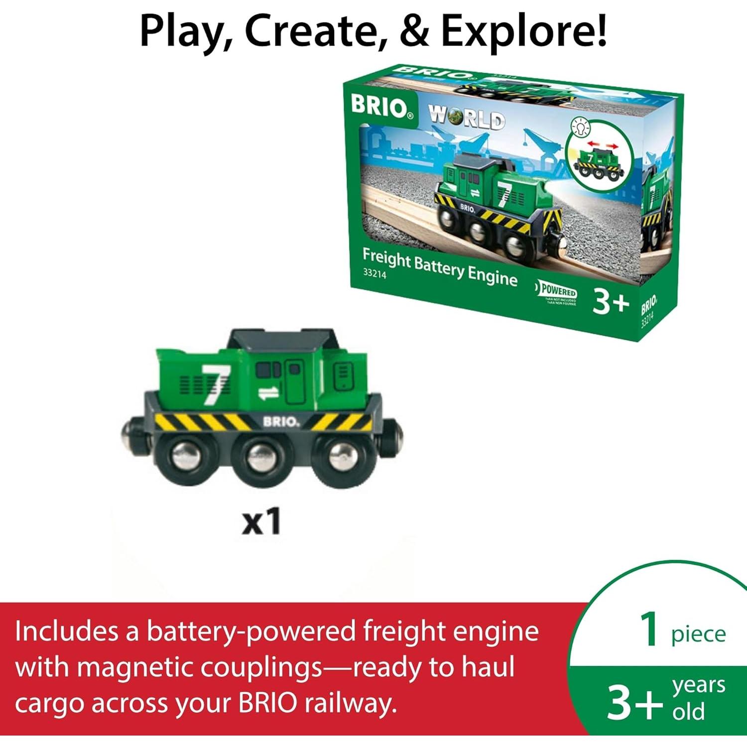 Motor de Carga a Batería BRIO 33214 para Tren de Juguete