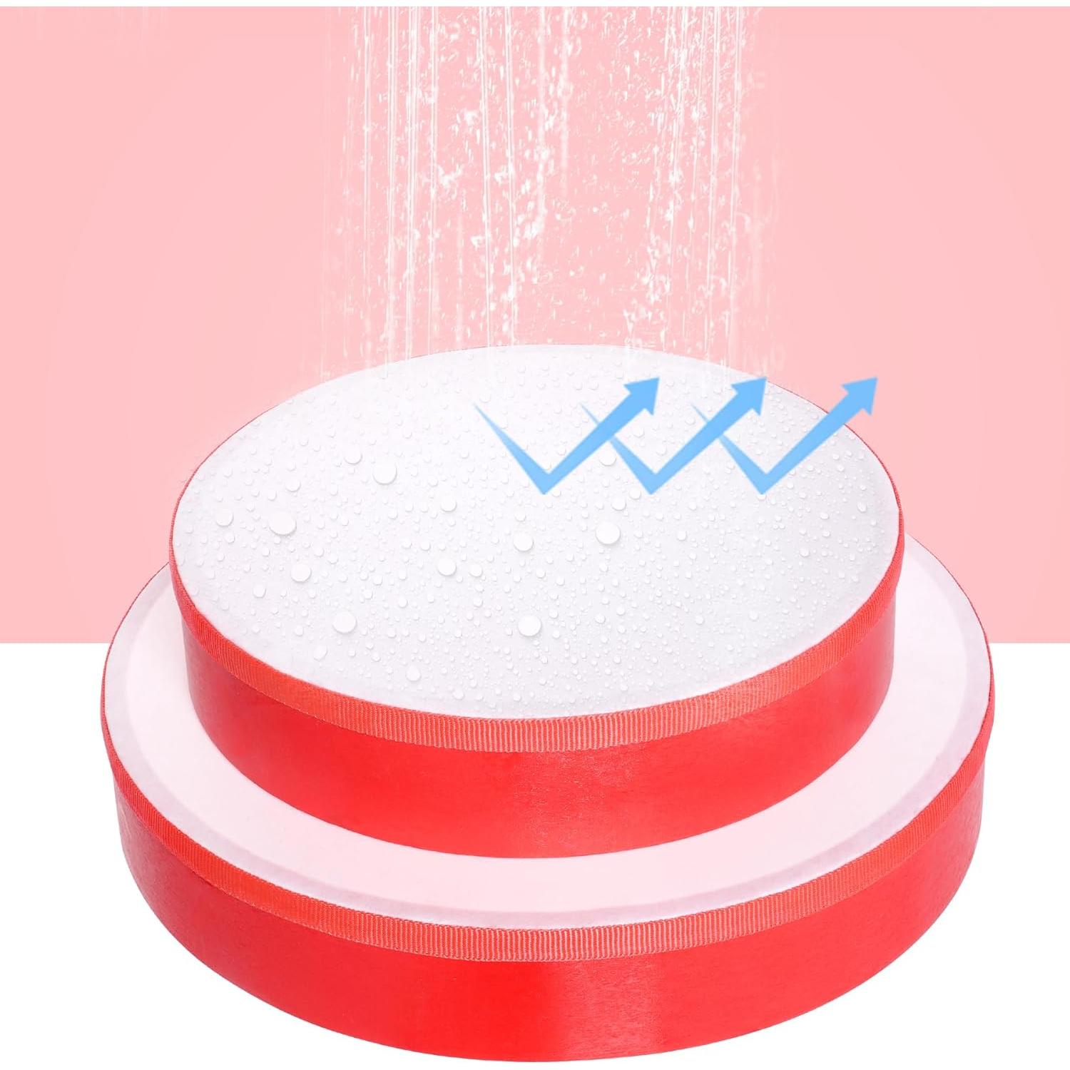 Conjunto de Tambores de Mano Nydotd 10 y 8 Pulgadas Rojo