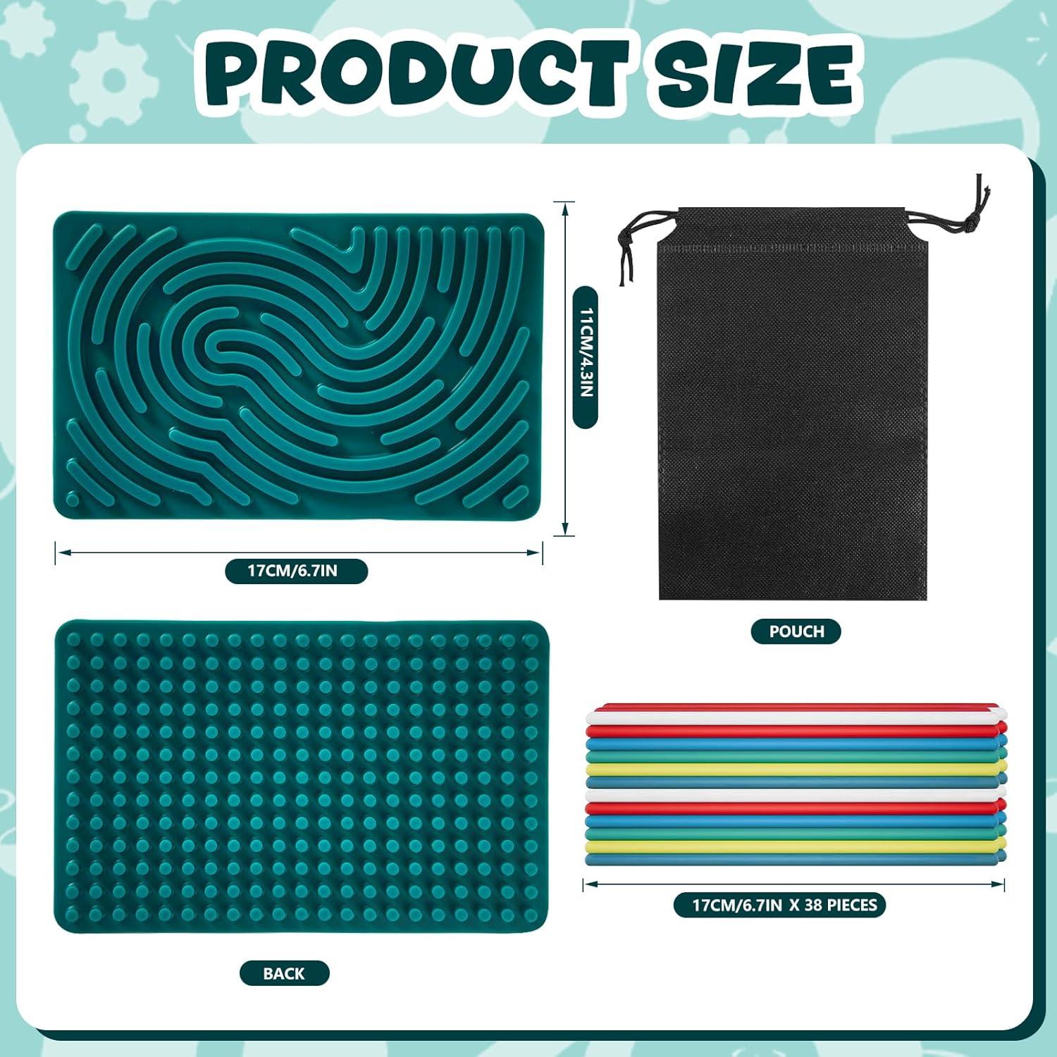 Tablero Sensorial de Silicona GUUTRY Doble Cara para Niños 3+