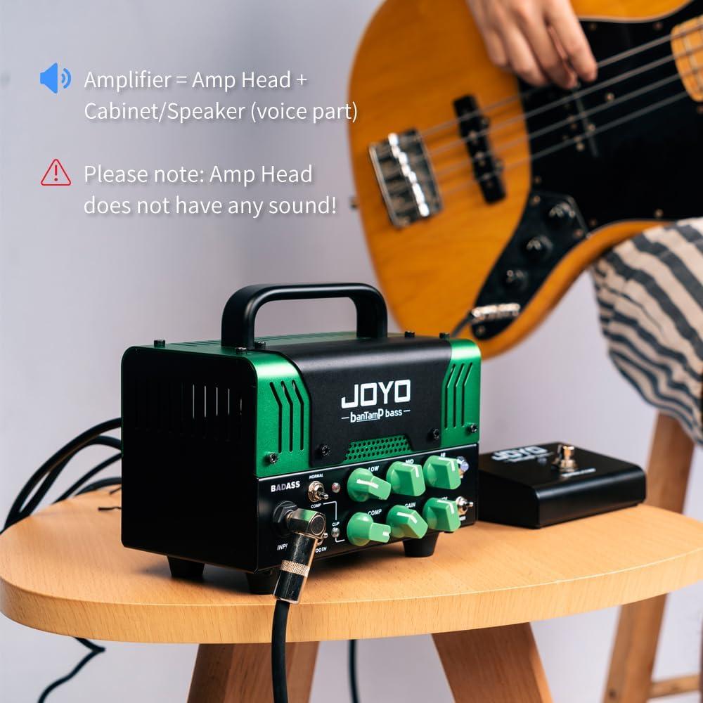 Cabezal Amplificador Bajo JOYO Badass 50W Bluetooth Ecualizador