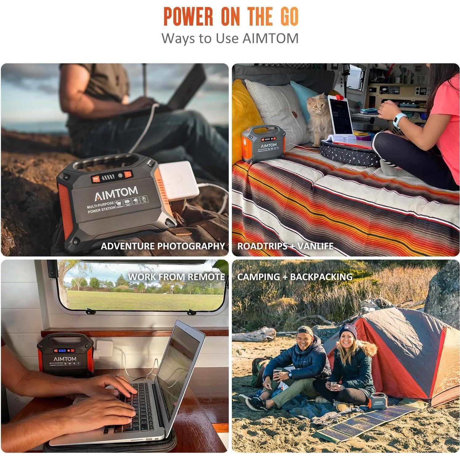 Estación de Energía Portátil AIMTOM SPS-155 155Wh 42000mAh