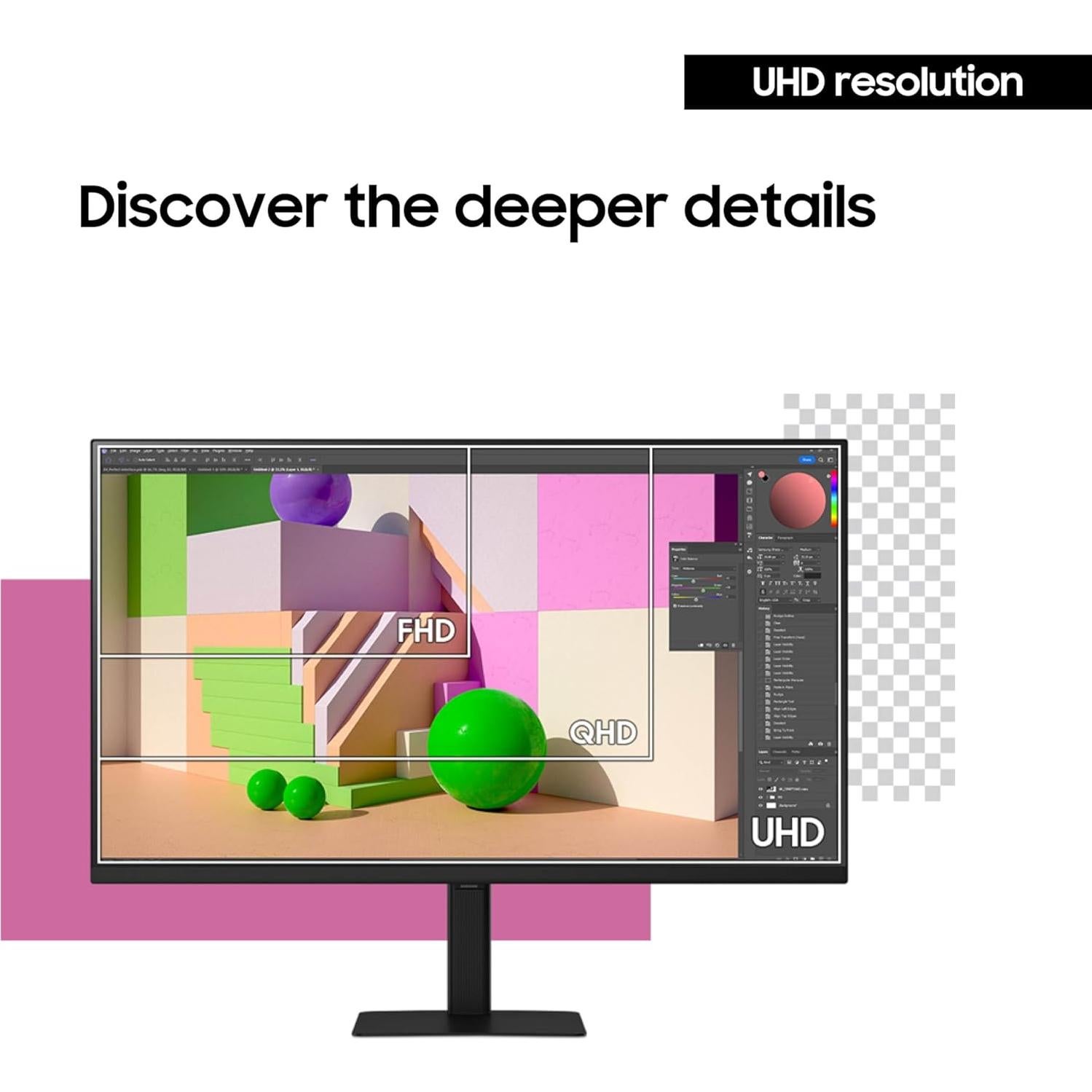 Monitor Samsung ViewFinity S70D 32" UHD 4K HDR10 HDMI DP