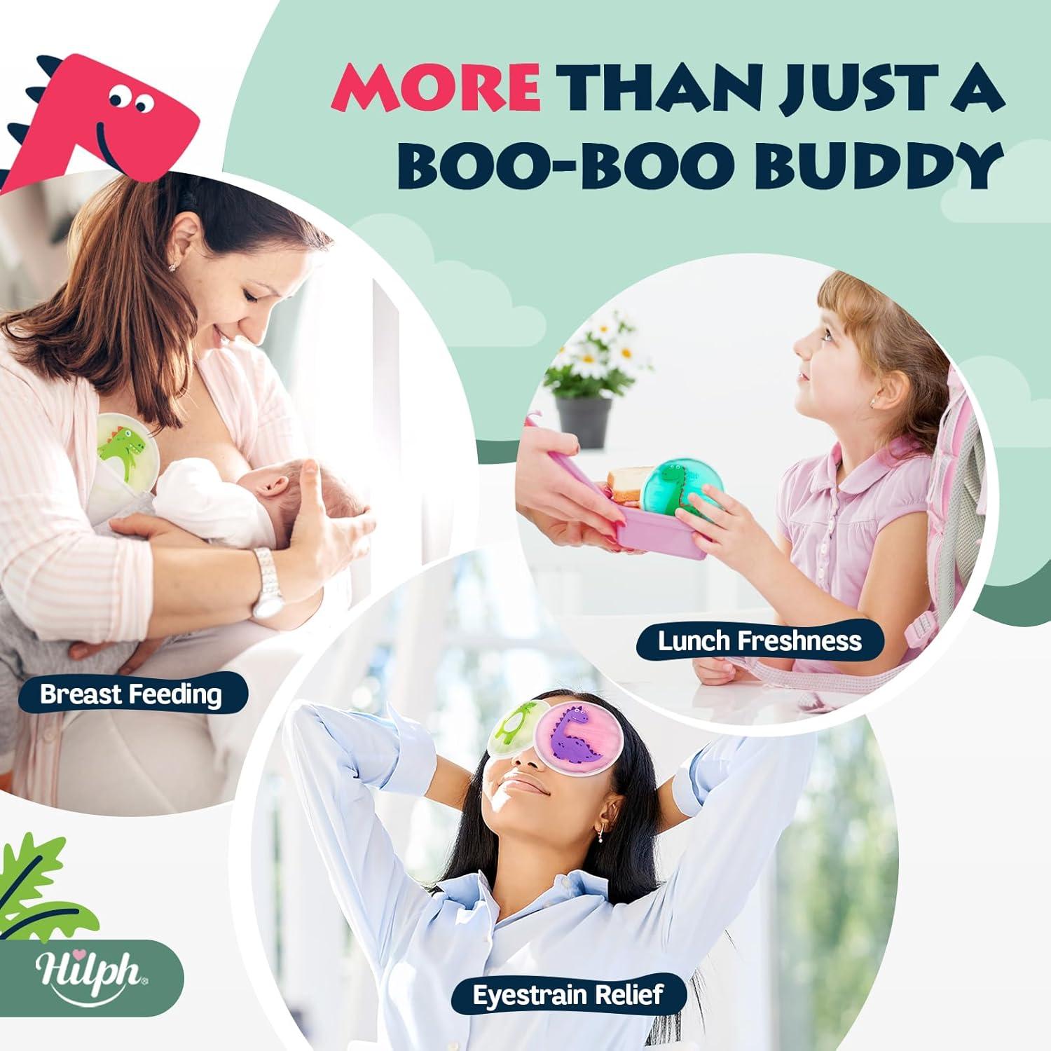 Paquete de Hielo Reutilizable Hilph Dinosaurio 3 Unidades