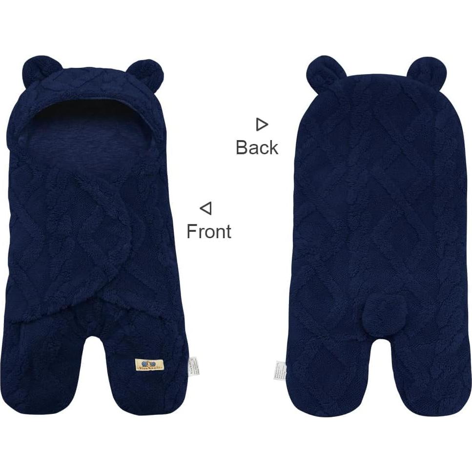 Manta de Envoltura BlueSnail para Bebés 0-3 meses Marino