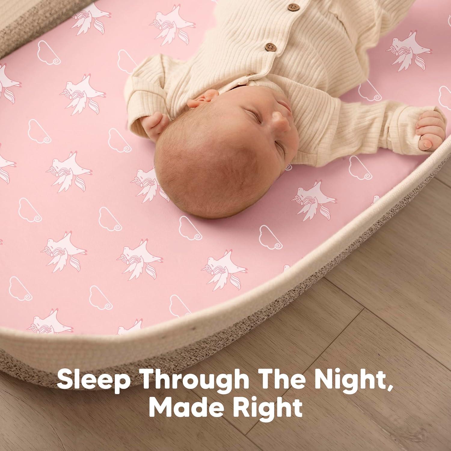 Juego de 2 Sábanas Ajustadas KeaBabies para Cuna 83.82x43.18cm