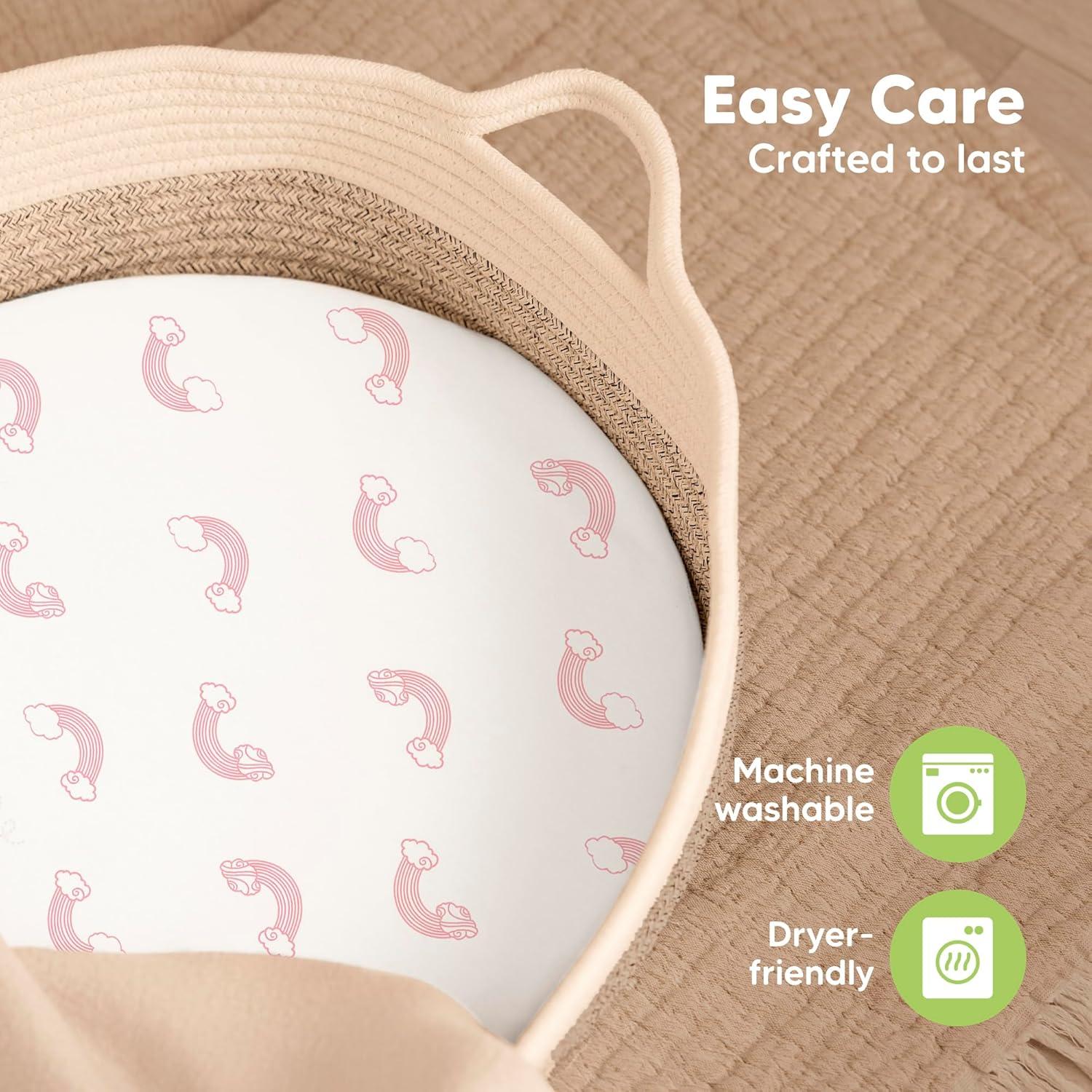 Juego de 2 Sábanas Ajustadas KeaBabies para Cuna 83.82x43.18cm