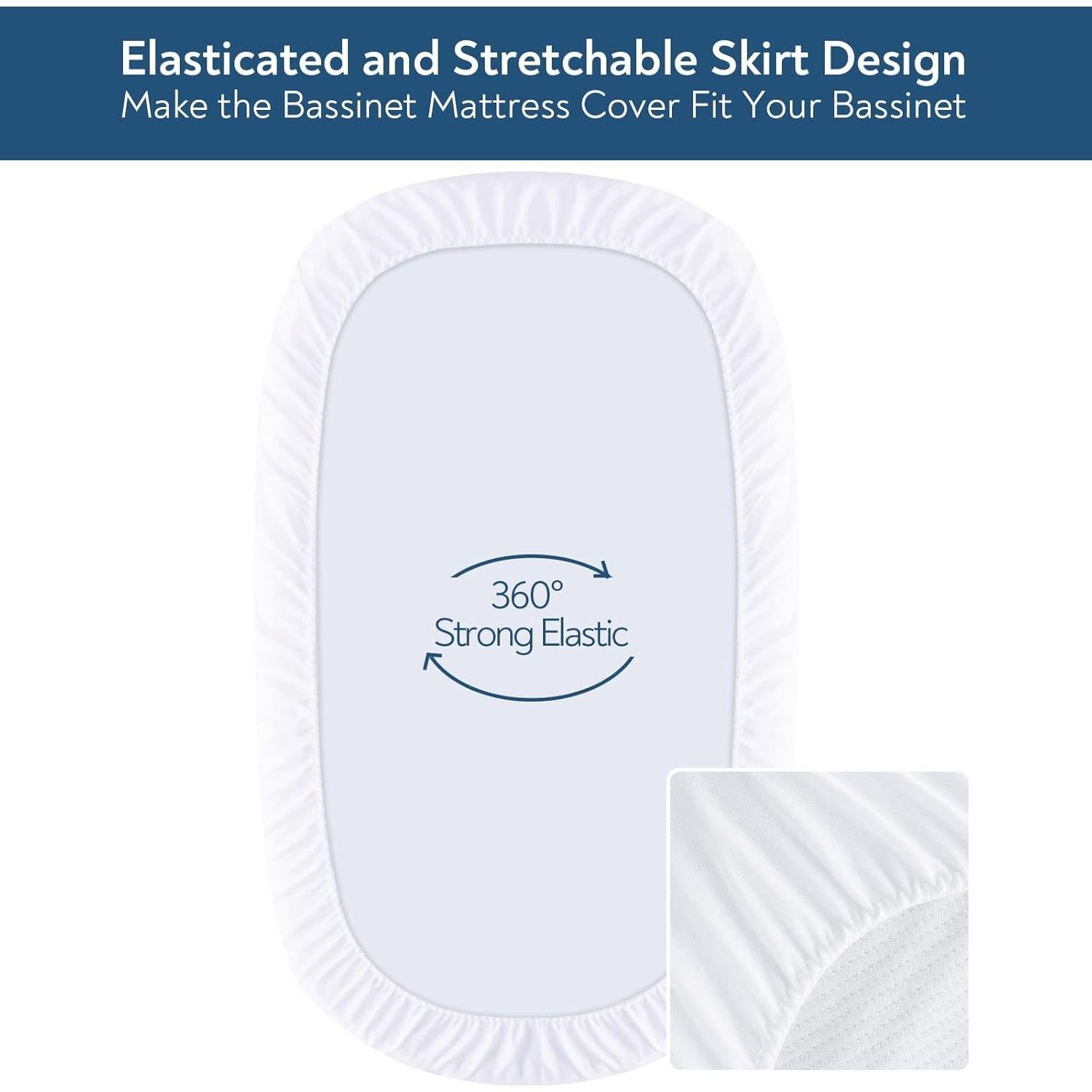 Funda de Colchón Impermeable para Cuna UPPAbaby Magik & Kover 33x76cm