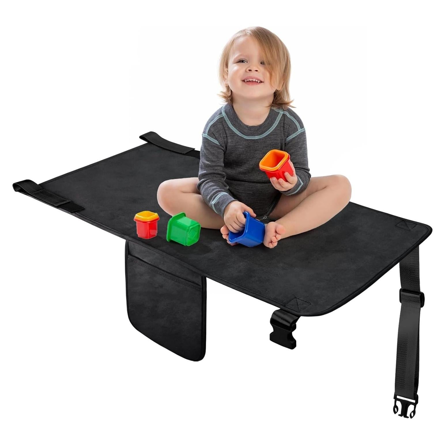 Cama de avión portátil COZYBONDER para niños - Negro