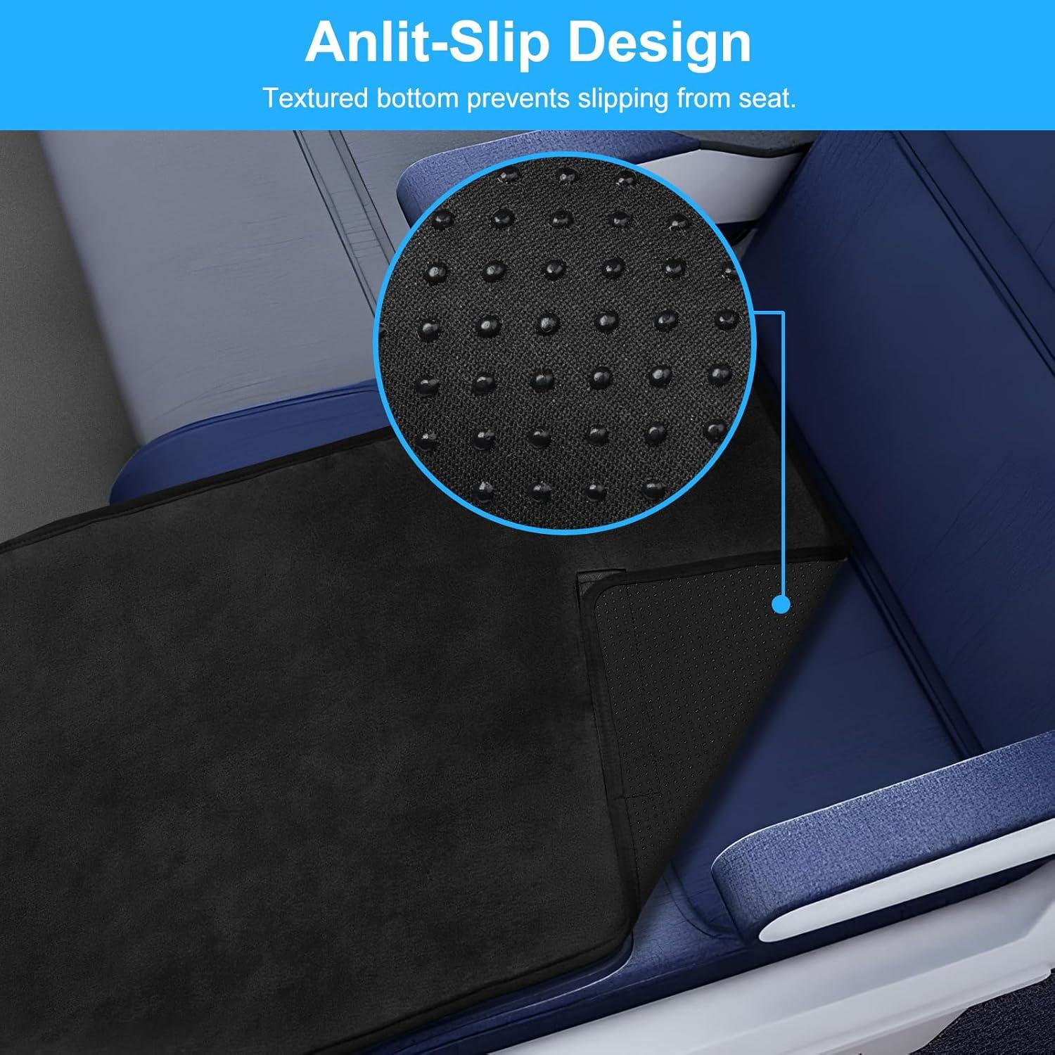 Cama de avión portátil COZYBONDER para niños - Negro
