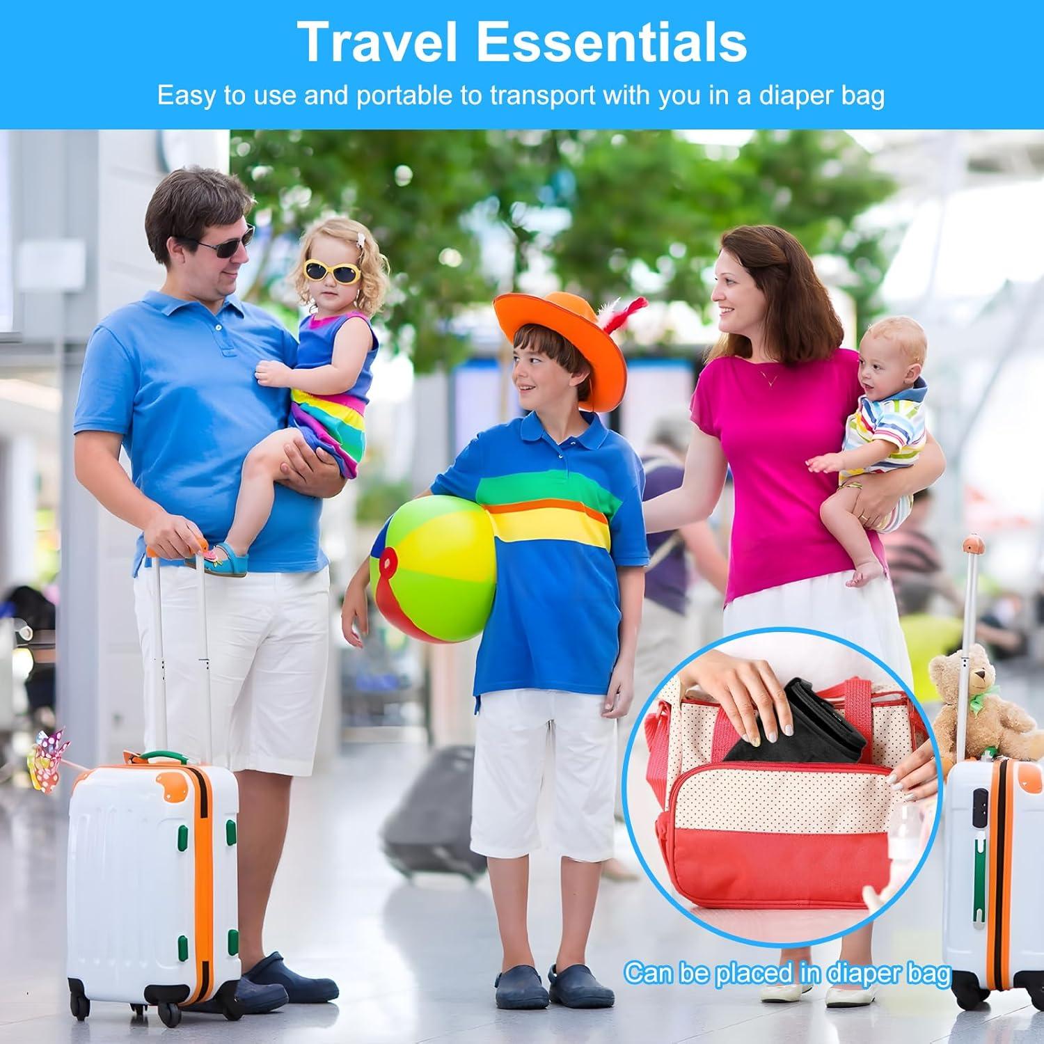 Cama de avión portátil COZYBONDER para niños - Negro