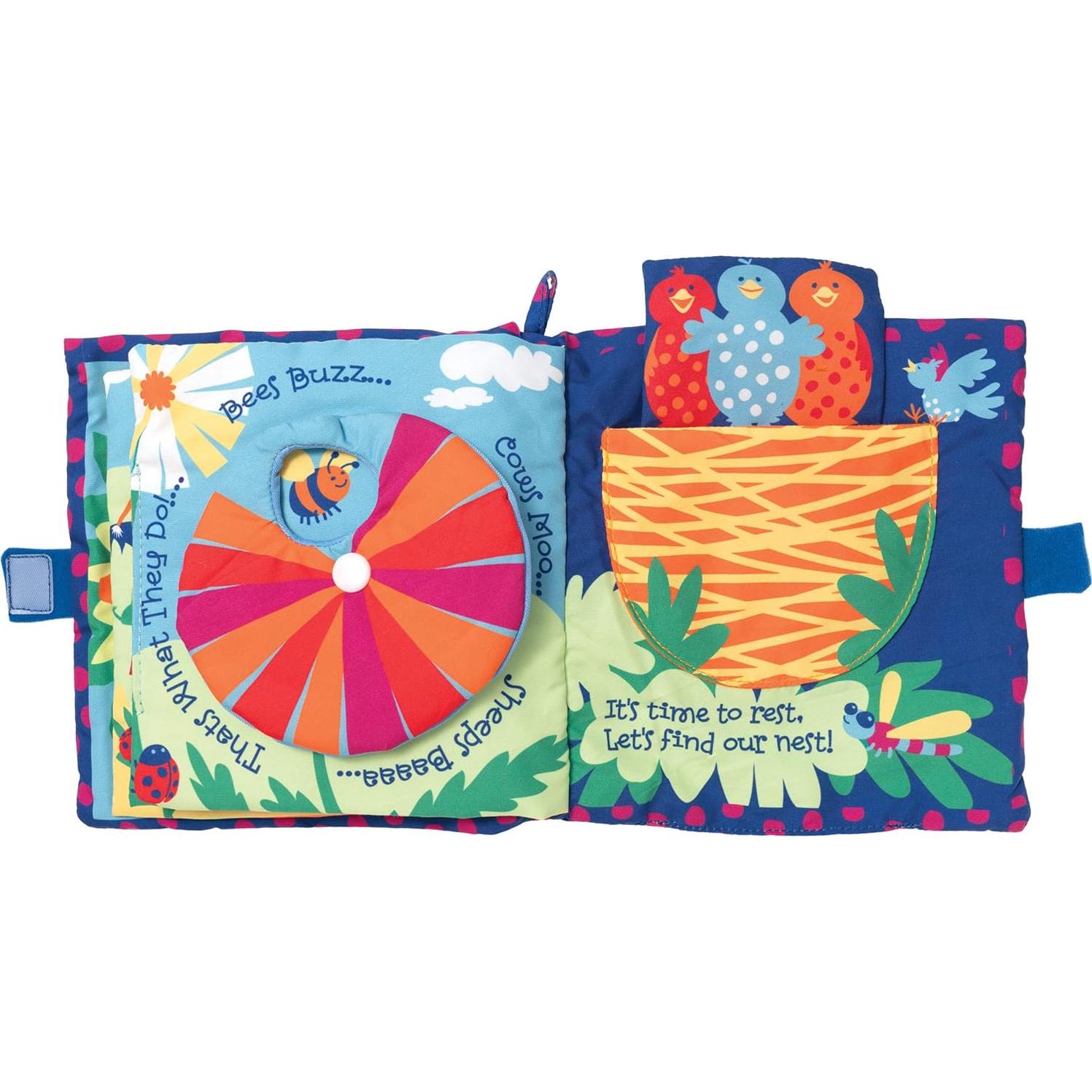 Libro de Actividades Suave Manhattan Toy Día Soleado 17.78 cm