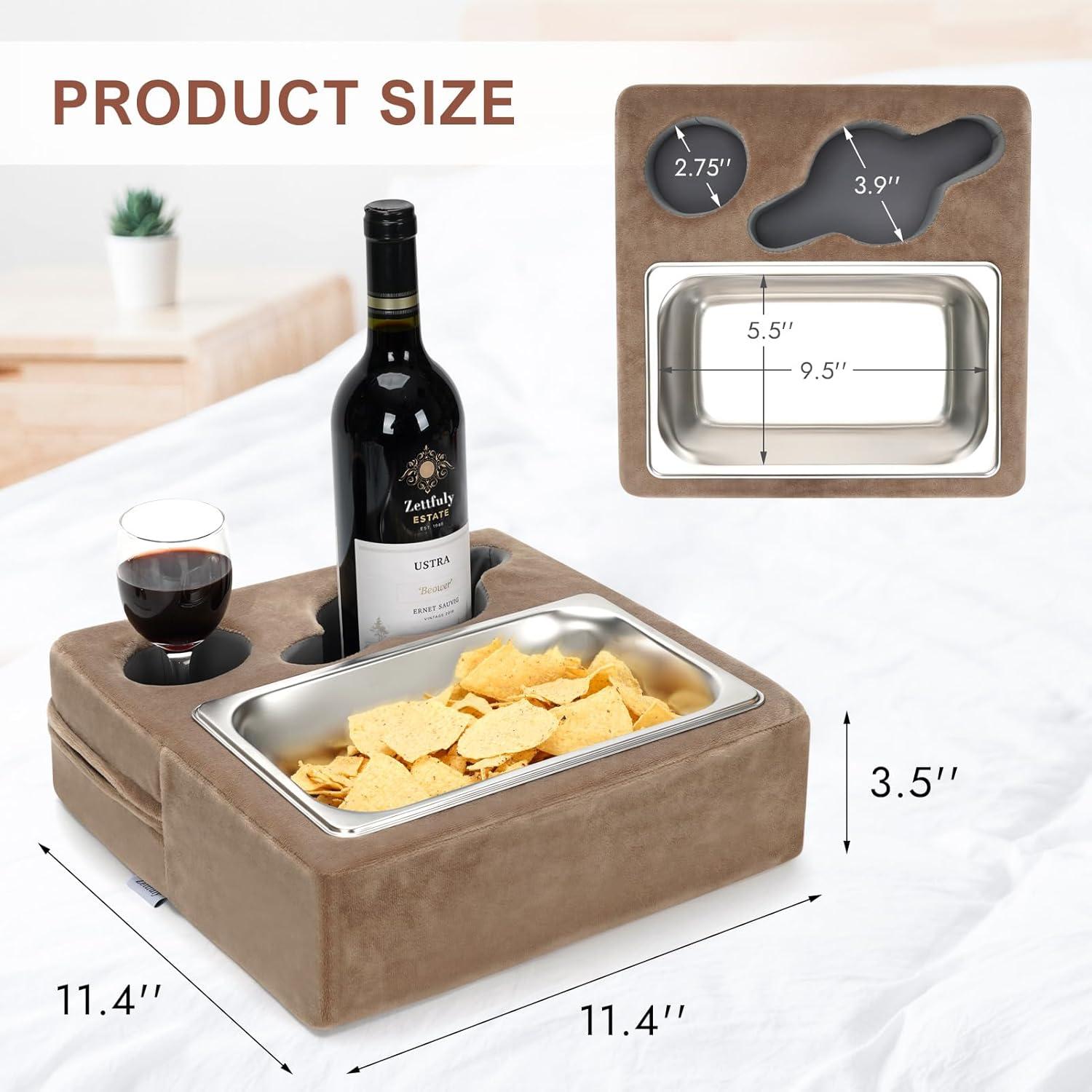 Soporte para Tazas Zettfuly Marrón Claro Antideslizante