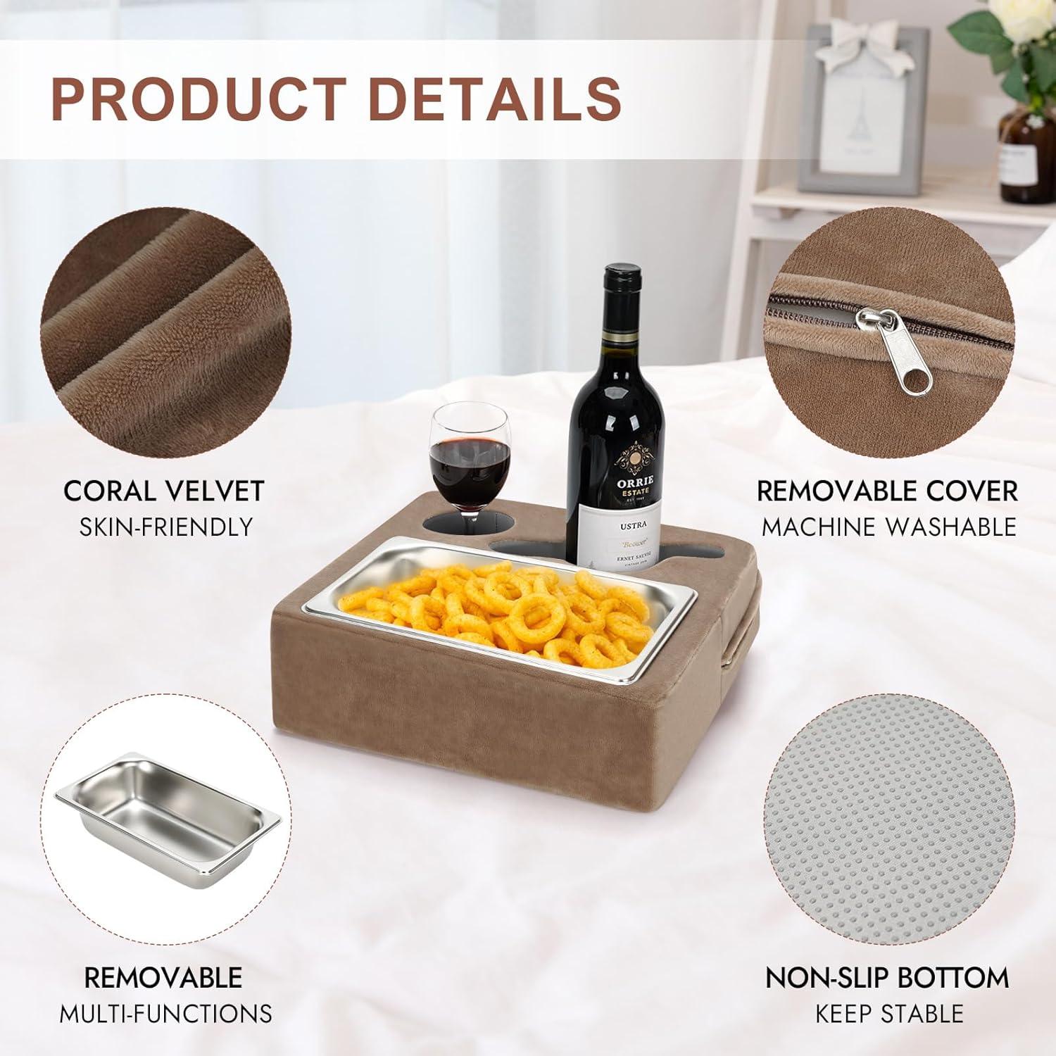 Soporte para Tazas Zettfuly Marrón Claro Antideslizante