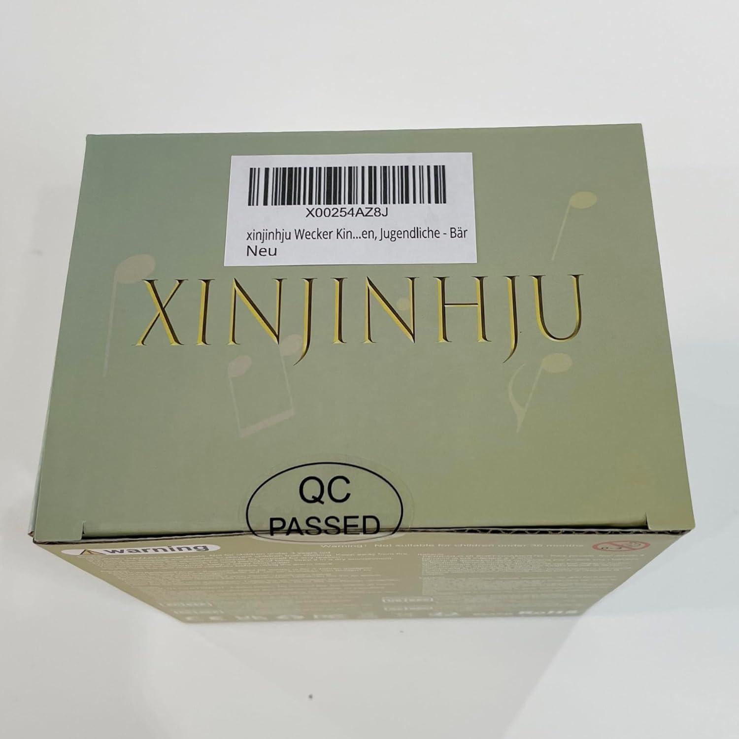 Reloj Despertador Infantil Oso xinjinhju con Luz Nocturna 9 Colores