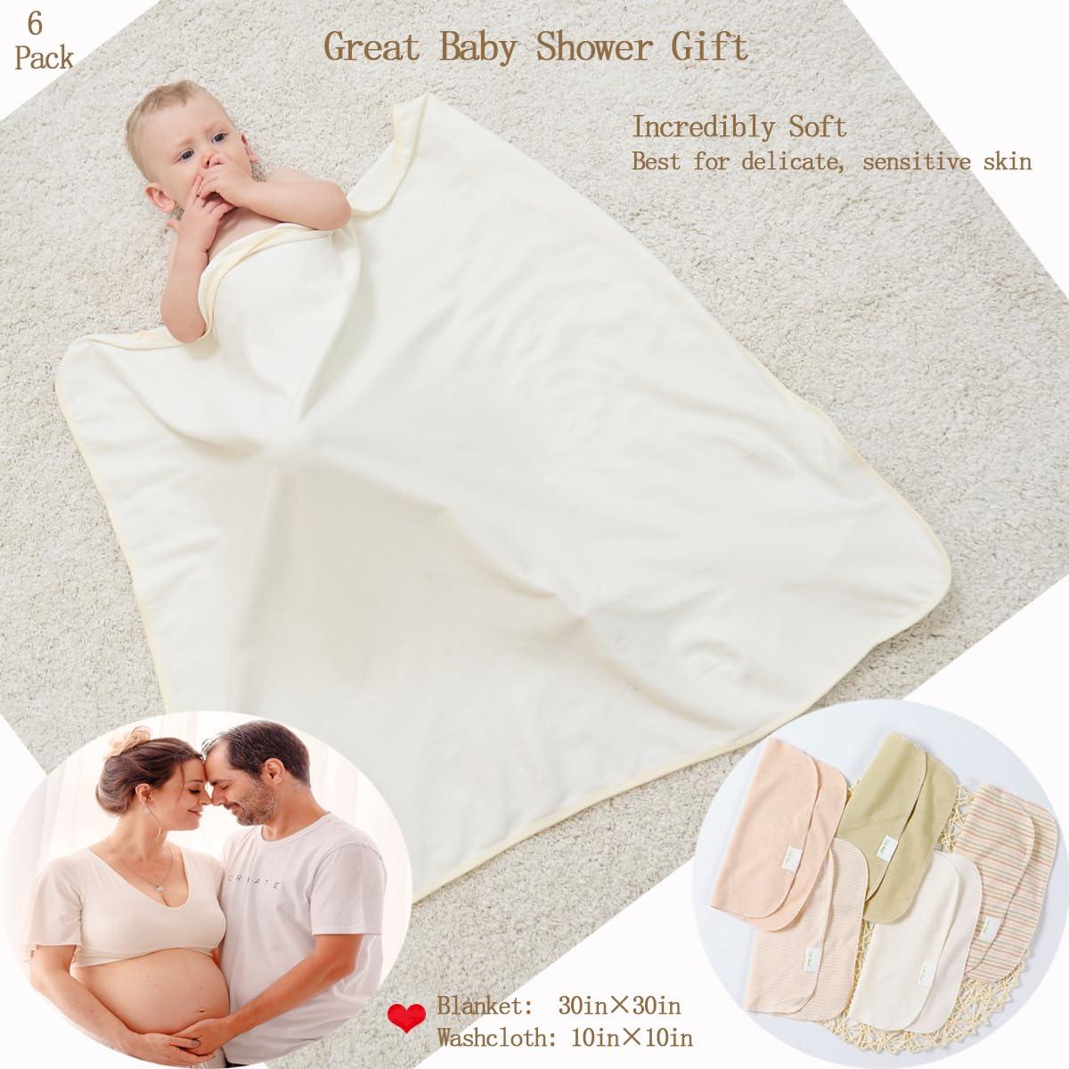 Paquete de 6 toallas con capucha Smluckyg 76.2 cm algodón orgánico