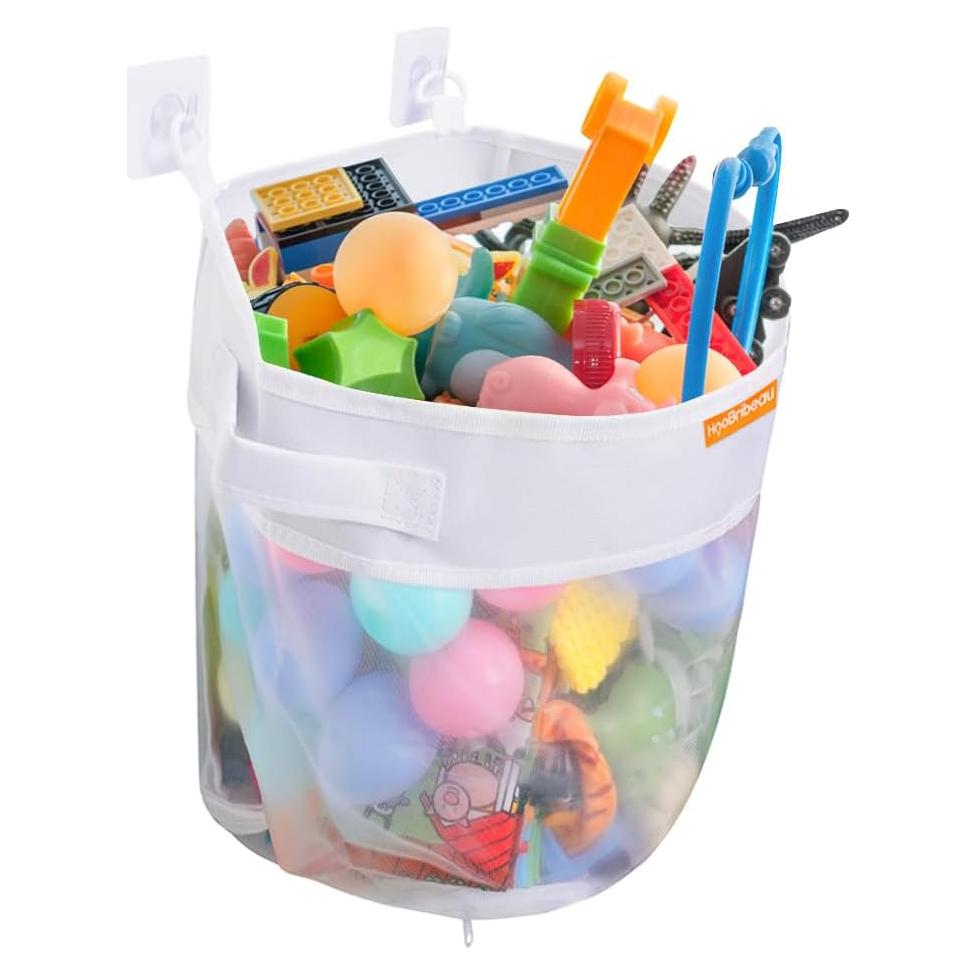 Organizador de Juguetes de Baño HooBribeau 20L Plegable y Transpirable