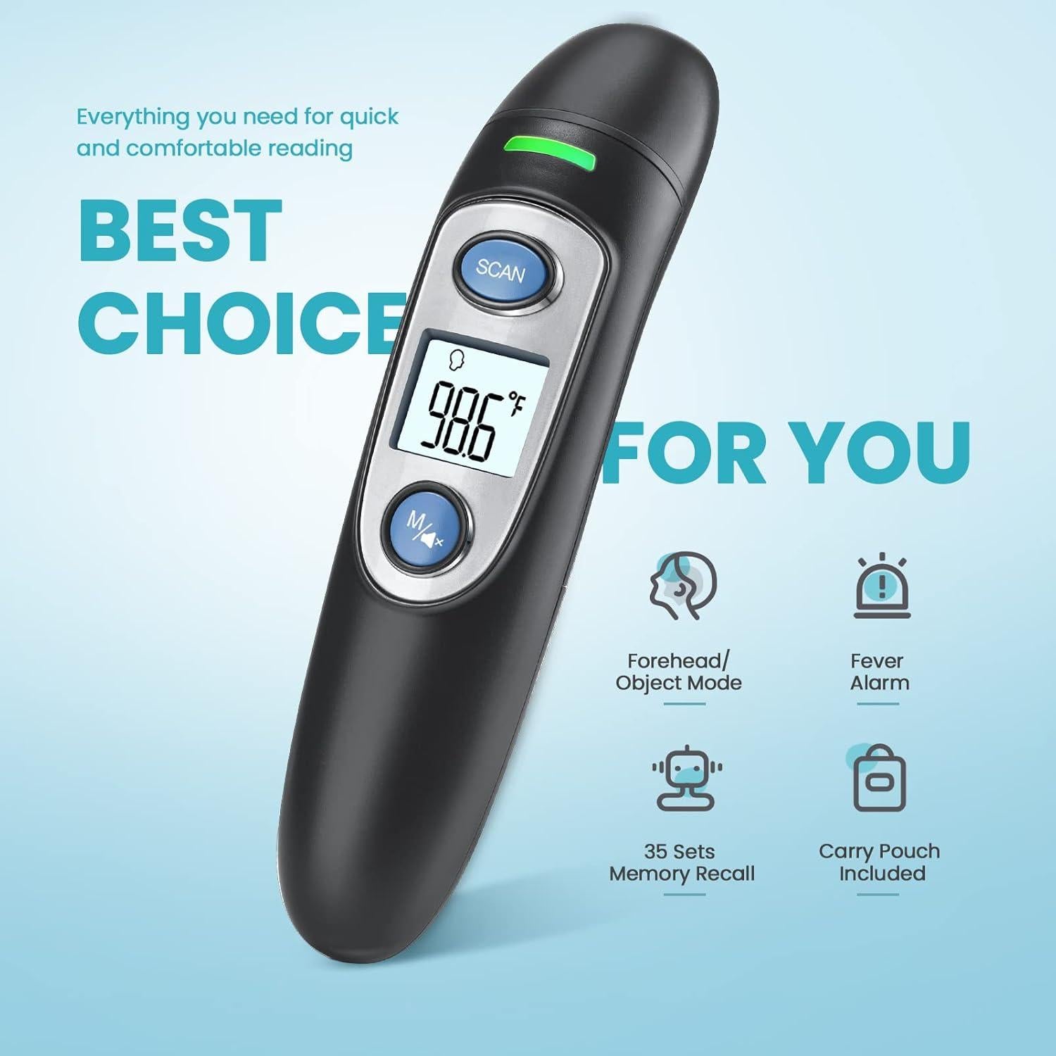 Termómetro Infrarrojo GoodBaby FC-IR100 para Adultos y Bebés