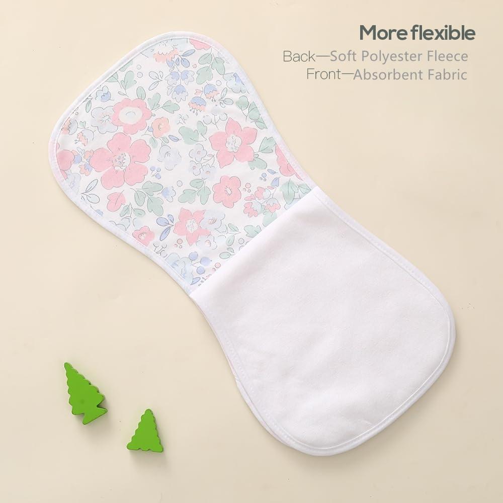 Paquete de 5 Pañales para Eructar Sleepyturtle Algodón Rosa