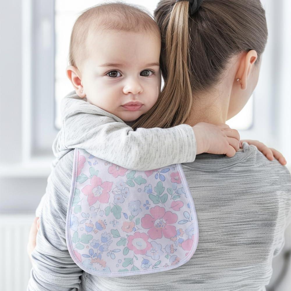 Paquete de 5 Pañales para Eructar Sleepyturtle Algodón Rosa