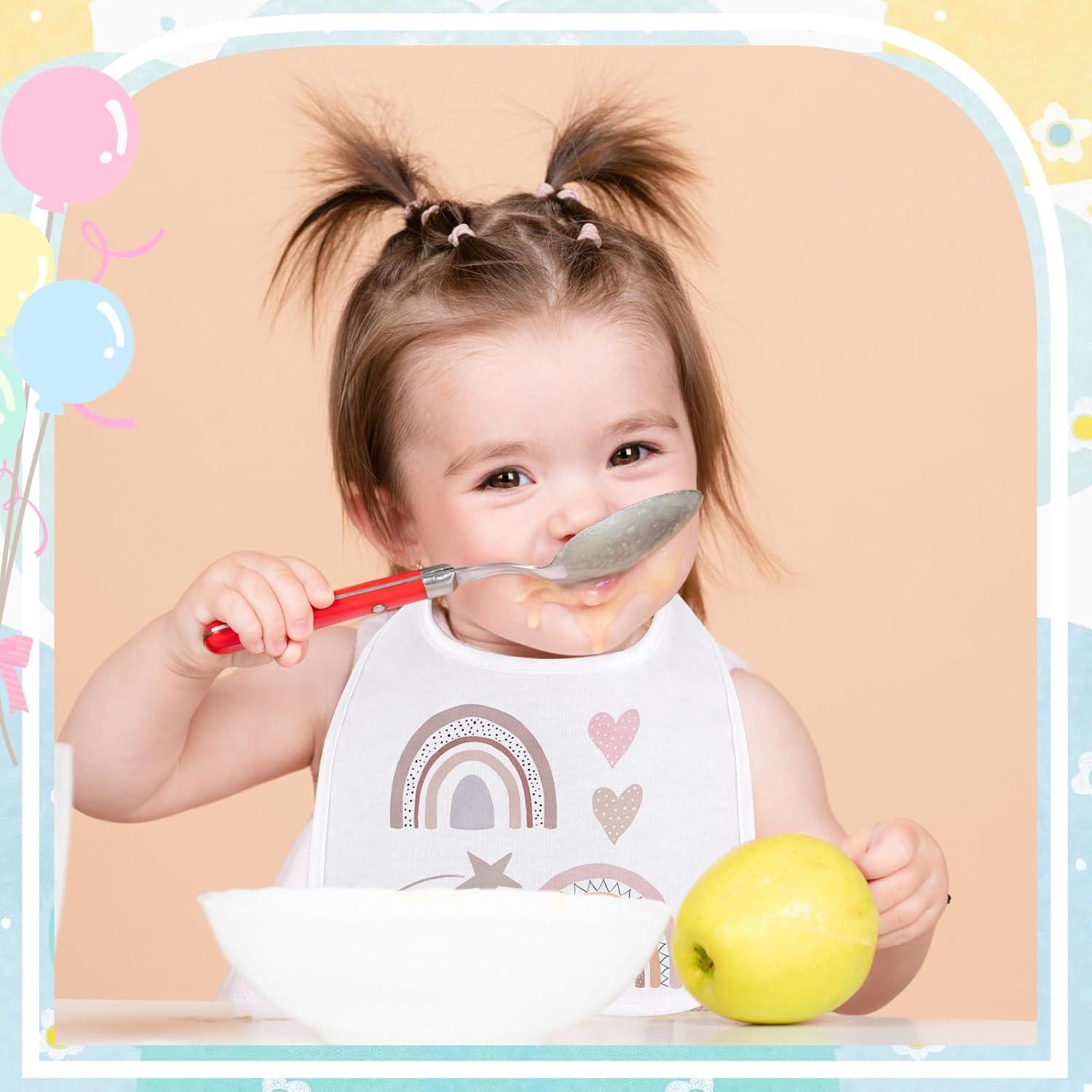 Baberos Blancos Toulite 6 Pcs Reutilizables Impermeables 30x20 cm