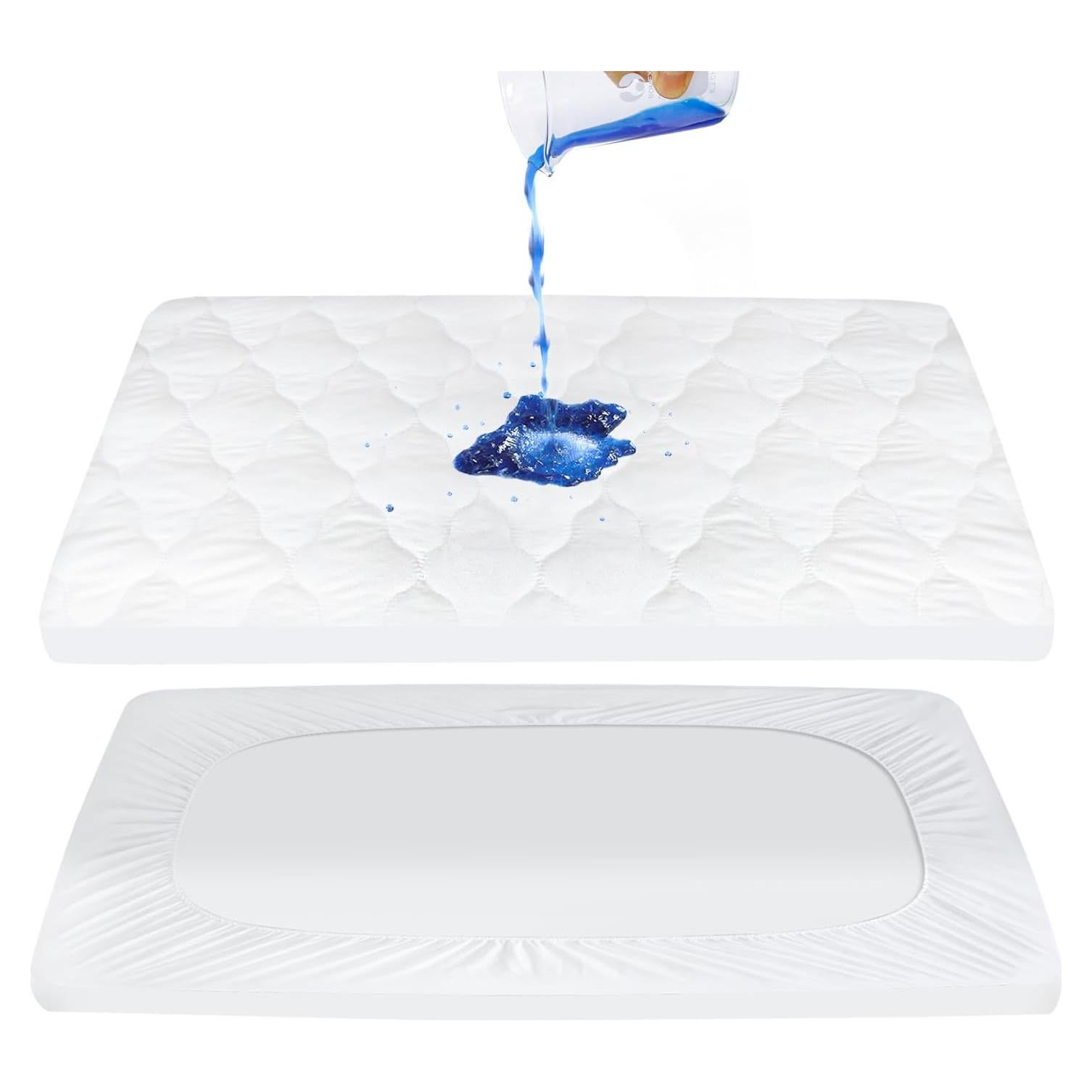 Funda de colchón impermeable Moonsea para Pack and Play 68.6x99.1 cm