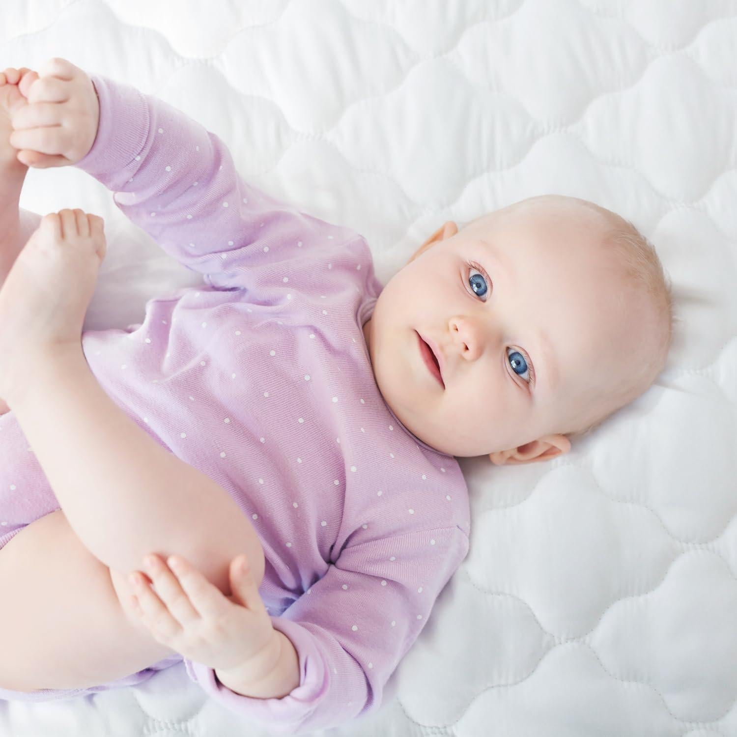 Funda de colchón impermeable Moonsea para Pack and Play 68.6x99.1 cm