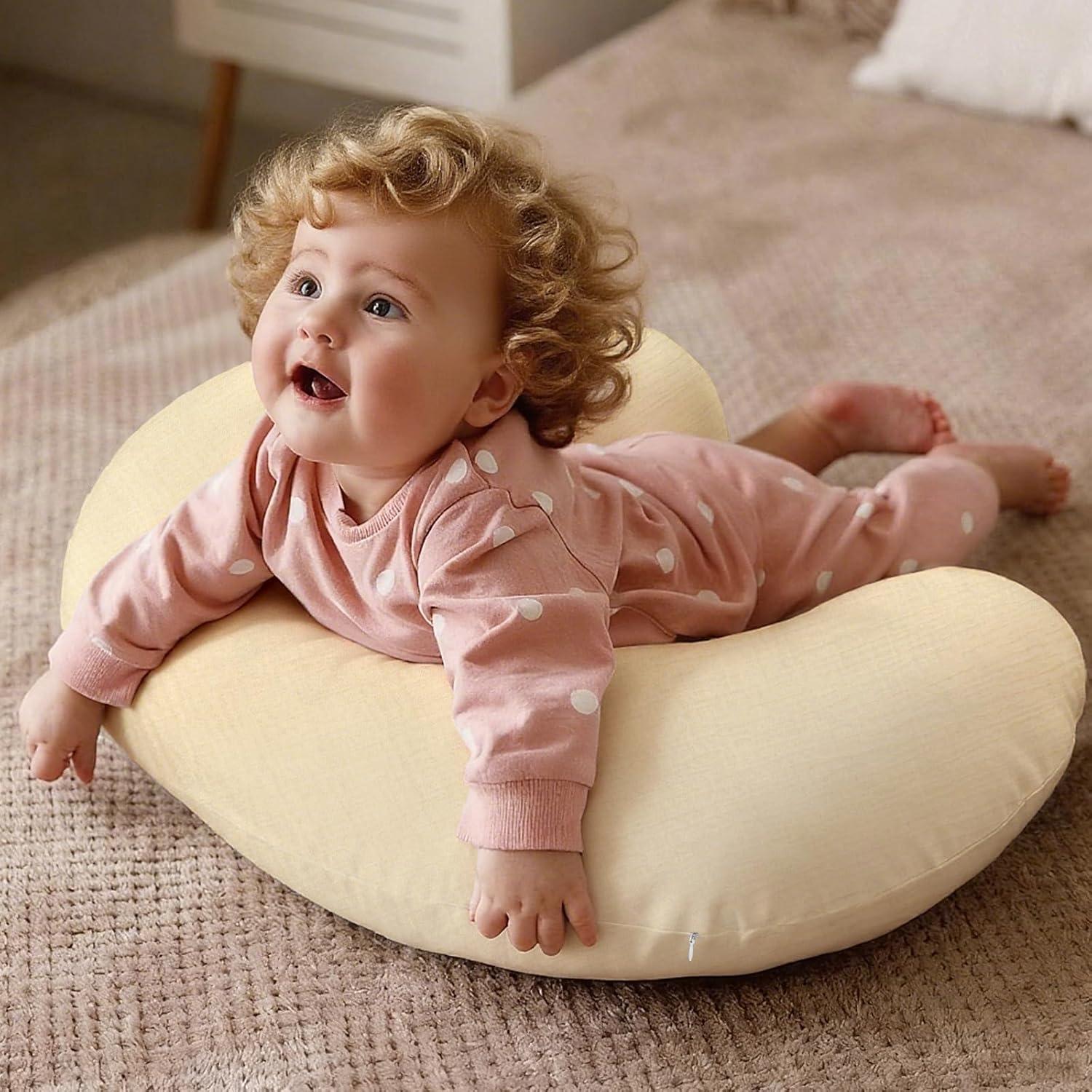 FUNUPUP Funda de Almohada de Muselina 100% Algodón Beige