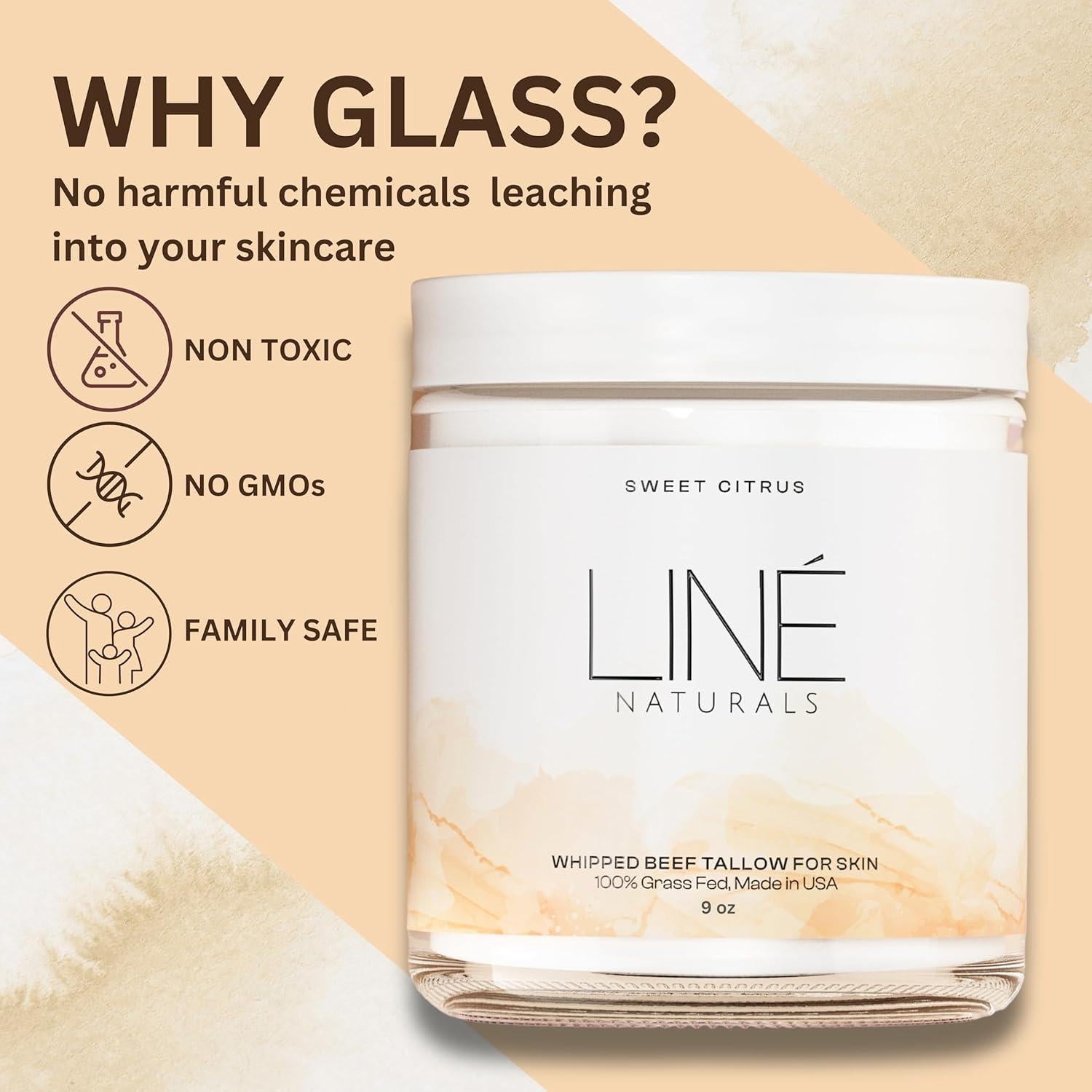 Manteca de Res Orgánica Liné Naturals - Hidratante Natural 358g